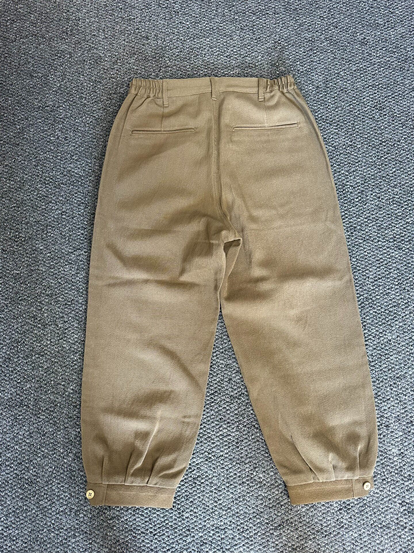 Visvim Wool-Linen Cropped Trousers — detail