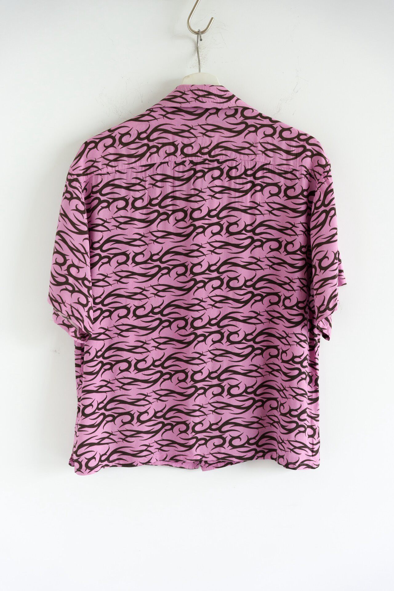 Ashley Williams Pink Thorn Print Shirt — front