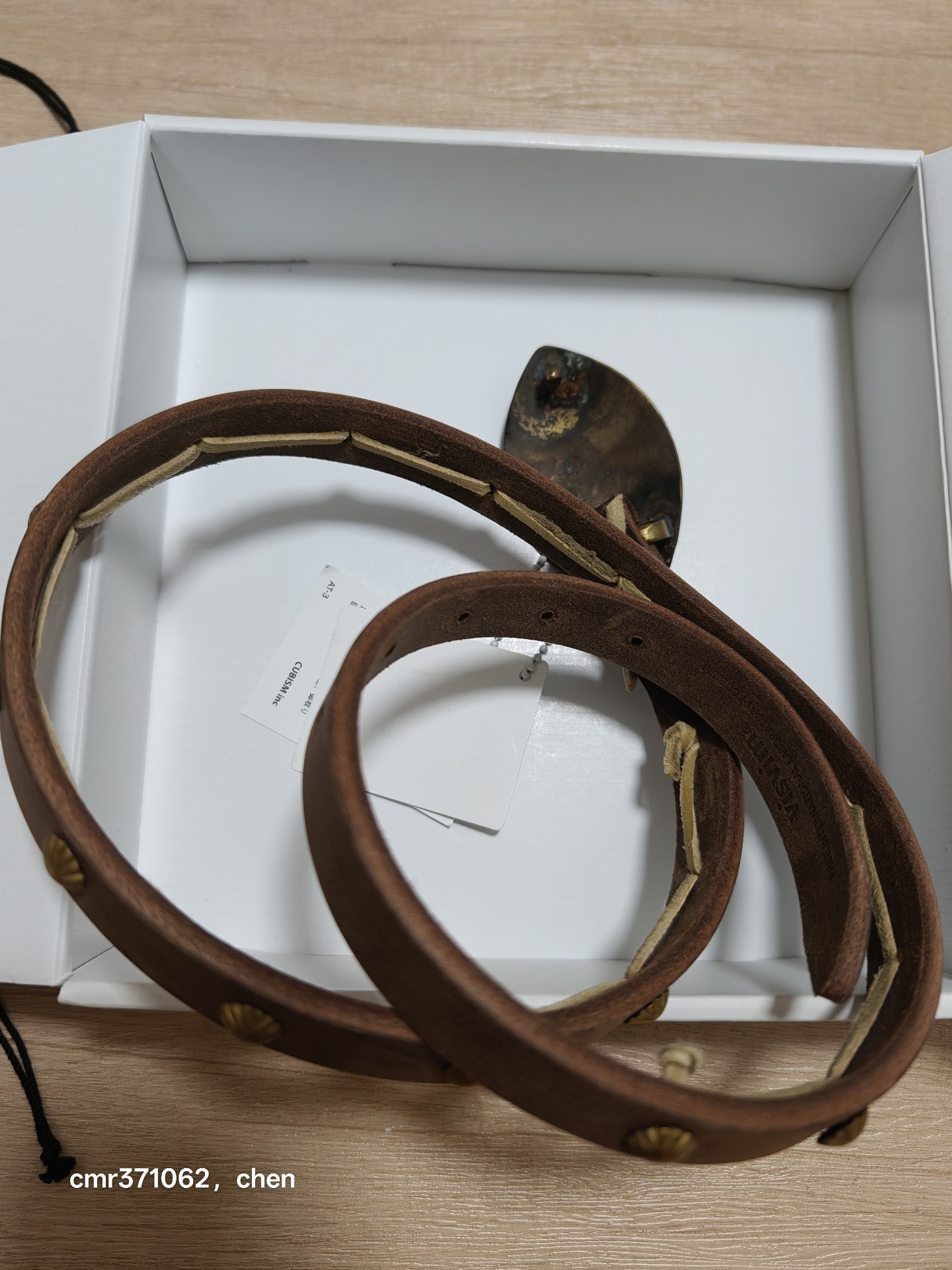 Visvim 14AW Concho Belt Size S — detail