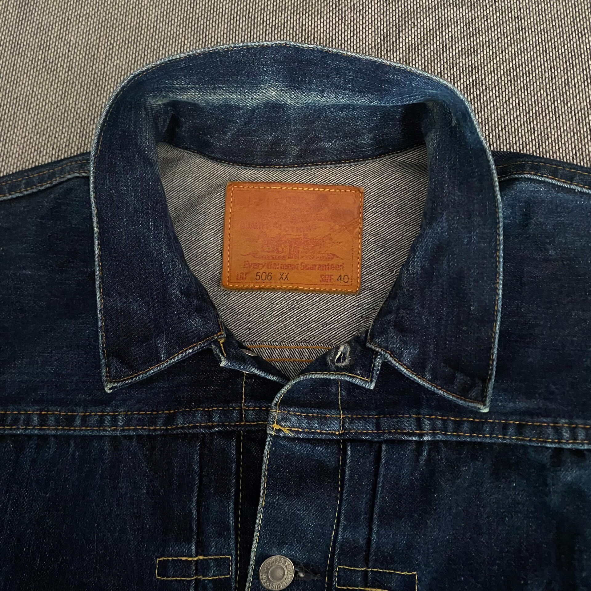 Levi's LVC 506xx Denim Jacket — detail