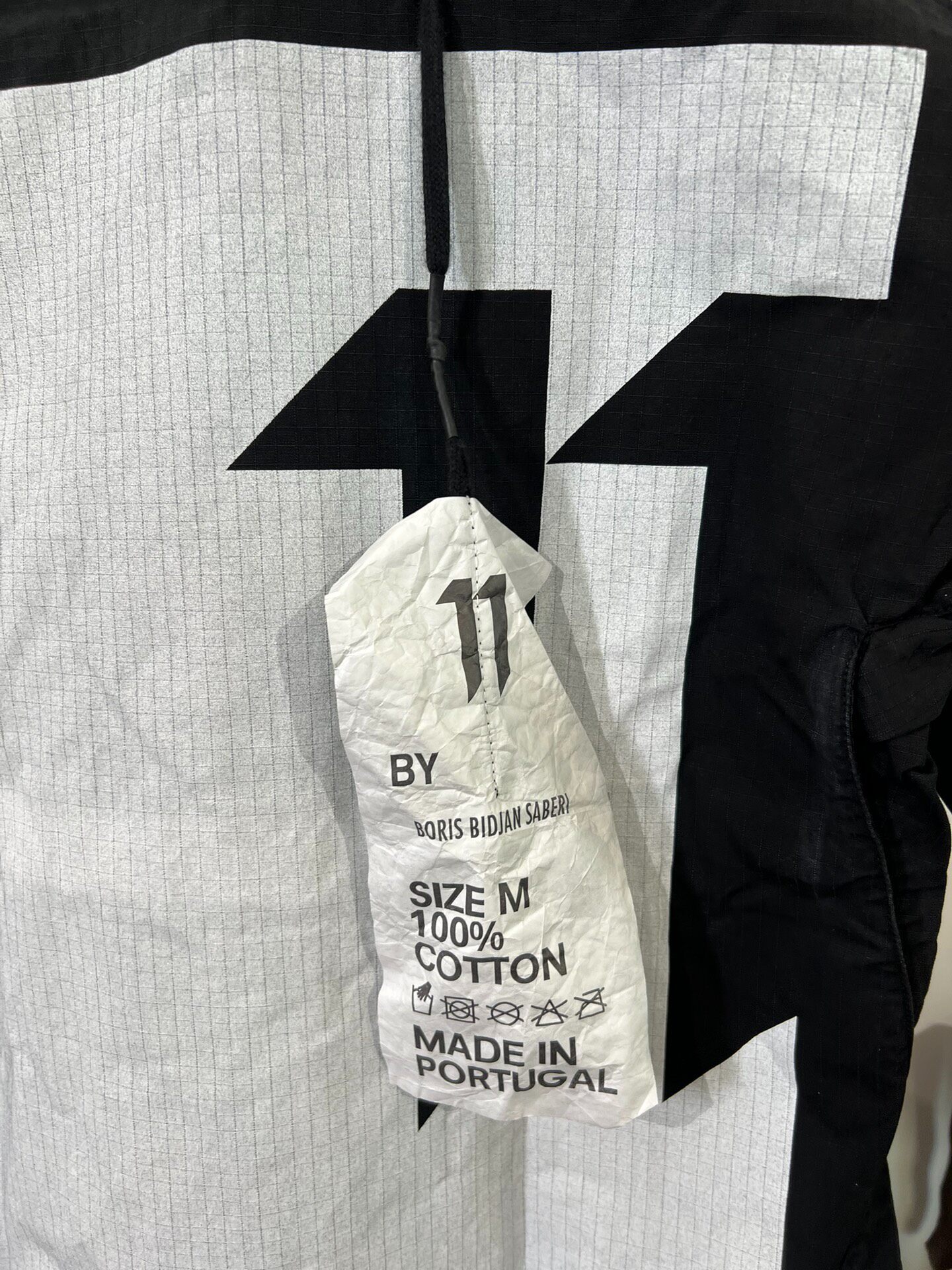 New Boris Bidjan Saberi S2 Short-sleeve Shirt — label