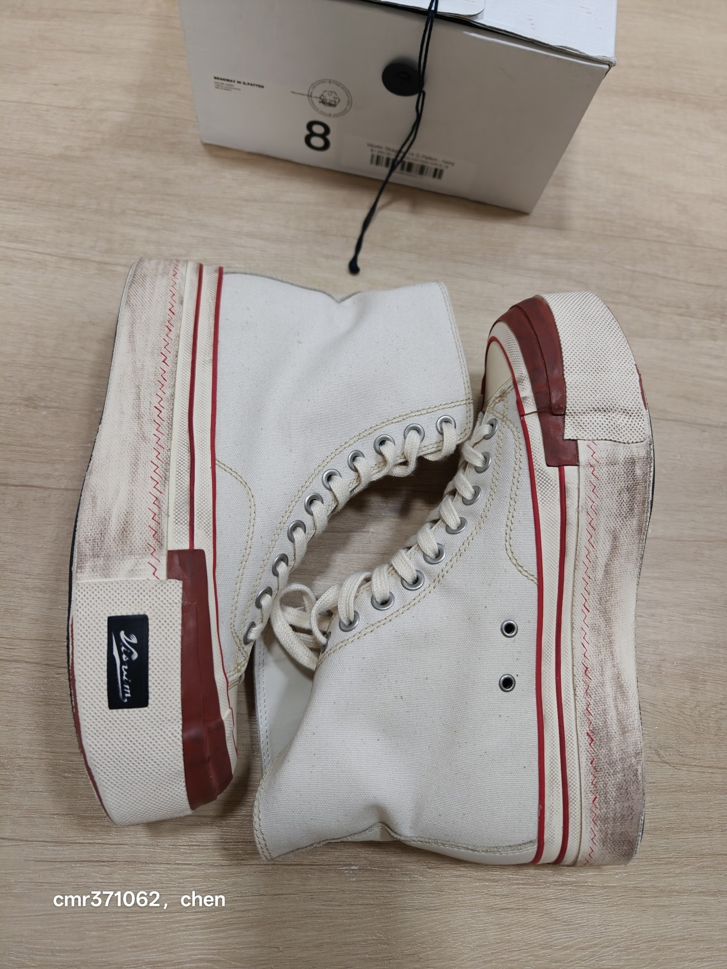 Visvim 21aw Skagway Hi Sneakers — detail