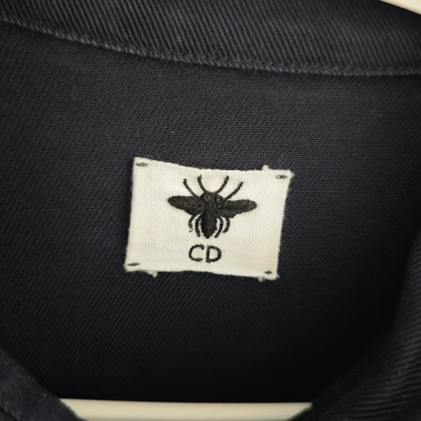 Dior Navy Utility Playsuit — detail