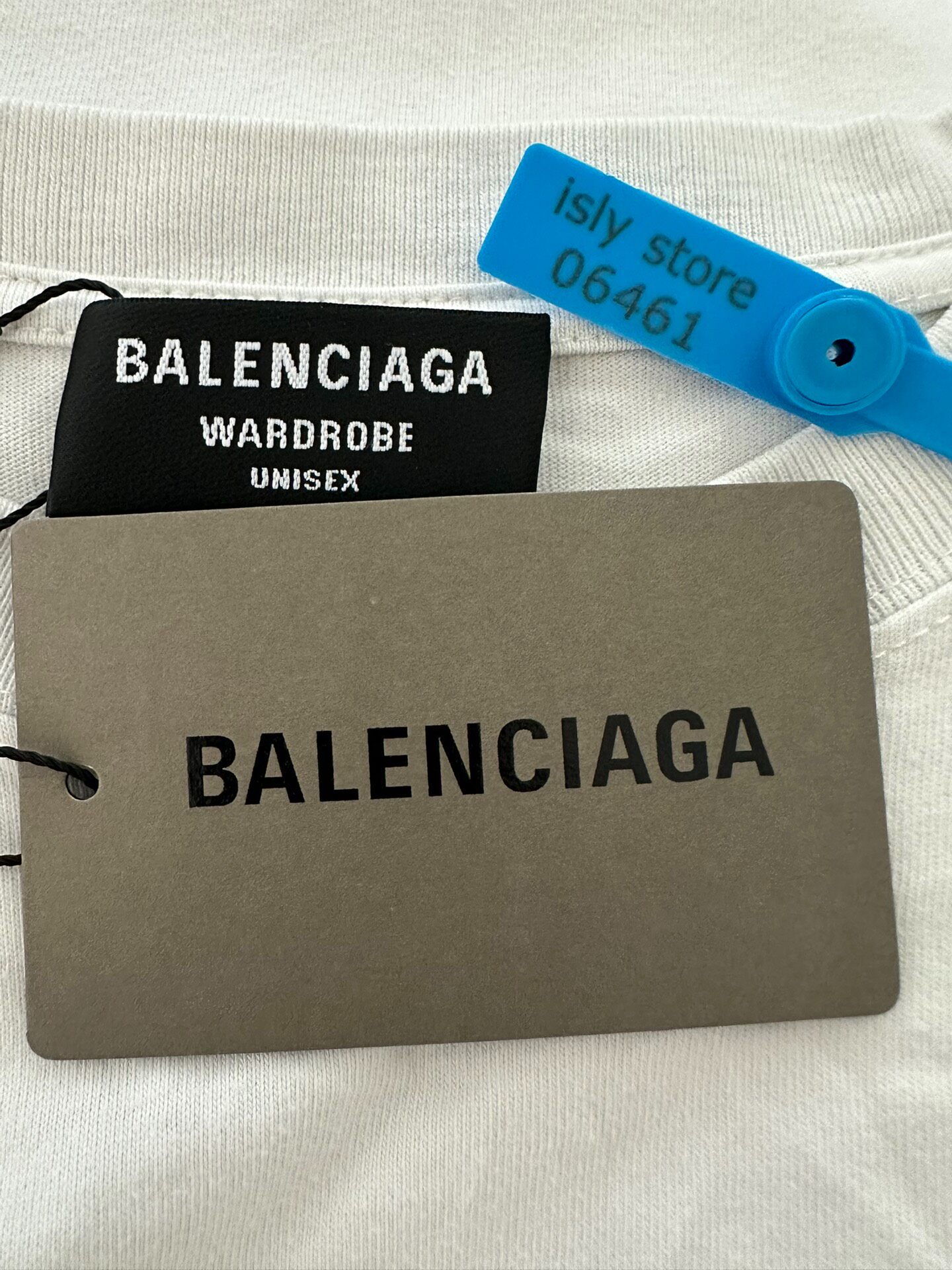 Balenciaga Political Campaign T-Shirt — label