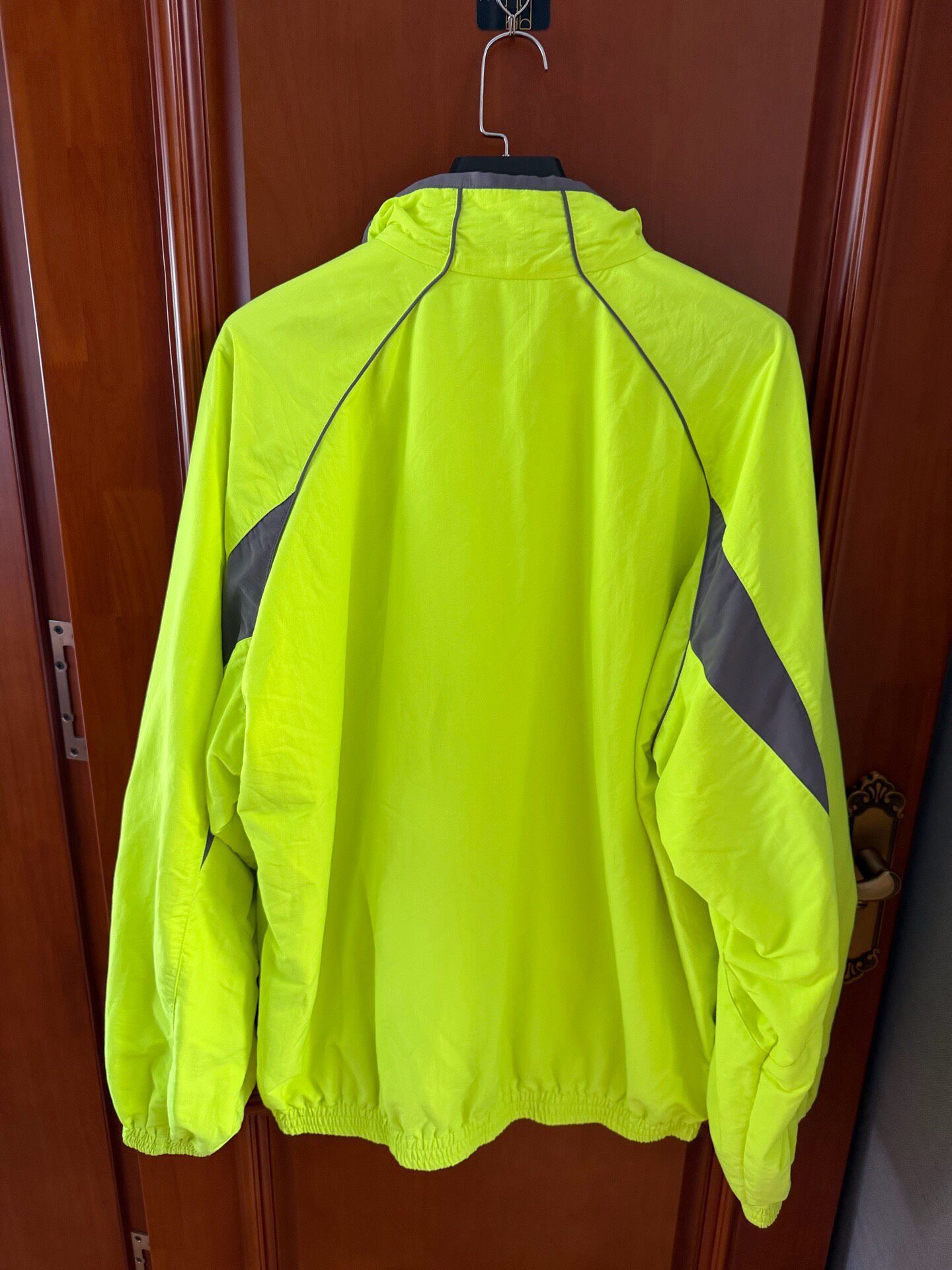 Balenciaga 3B Neon Yellow Sports Jacket — front