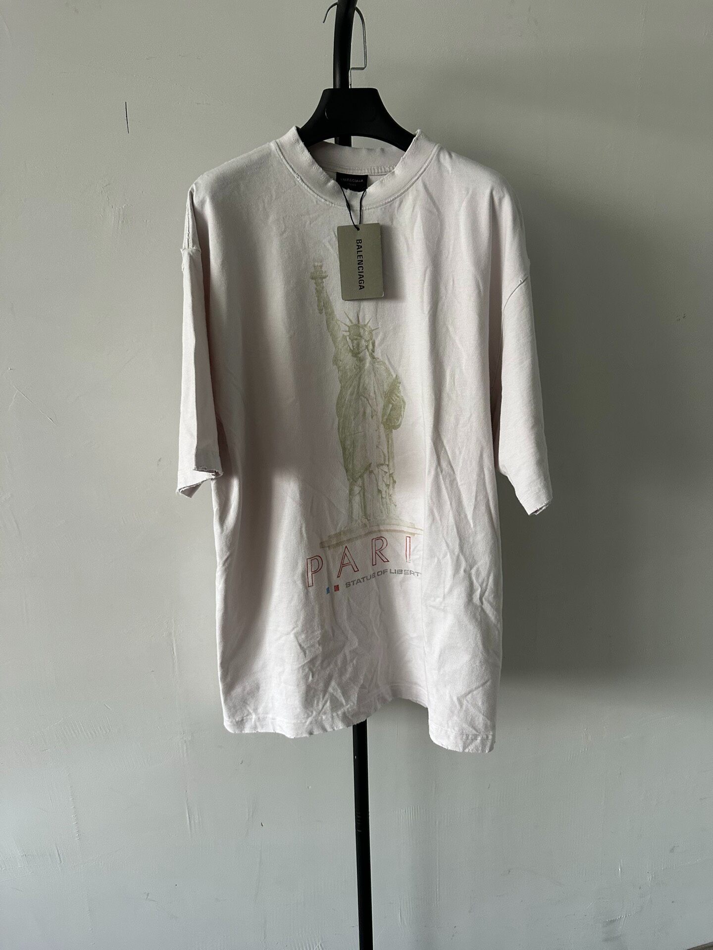 Balenciaga Statue of Liberty Print Tee