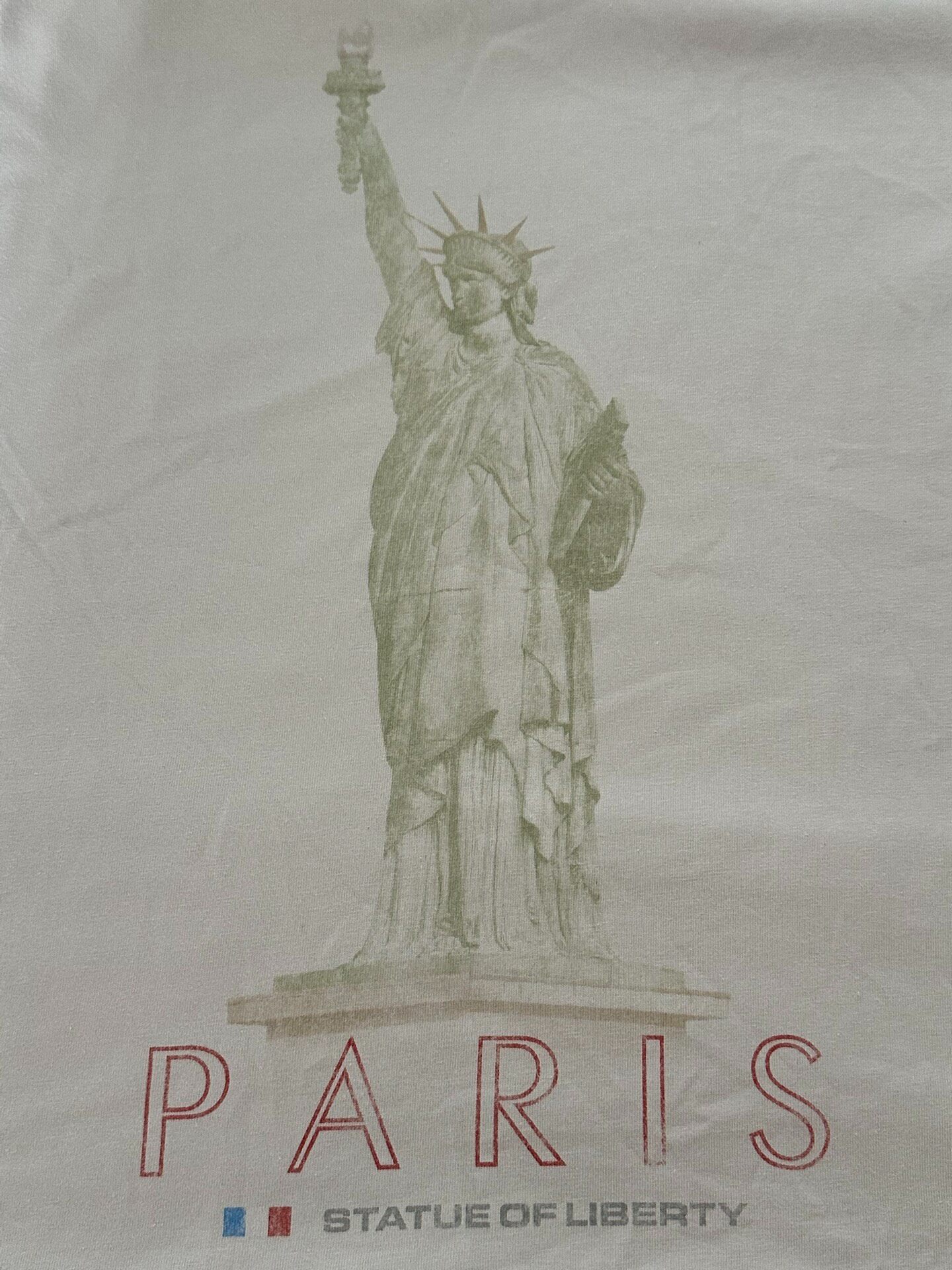 Balenciaga Statue of Liberty Print Tee — detail