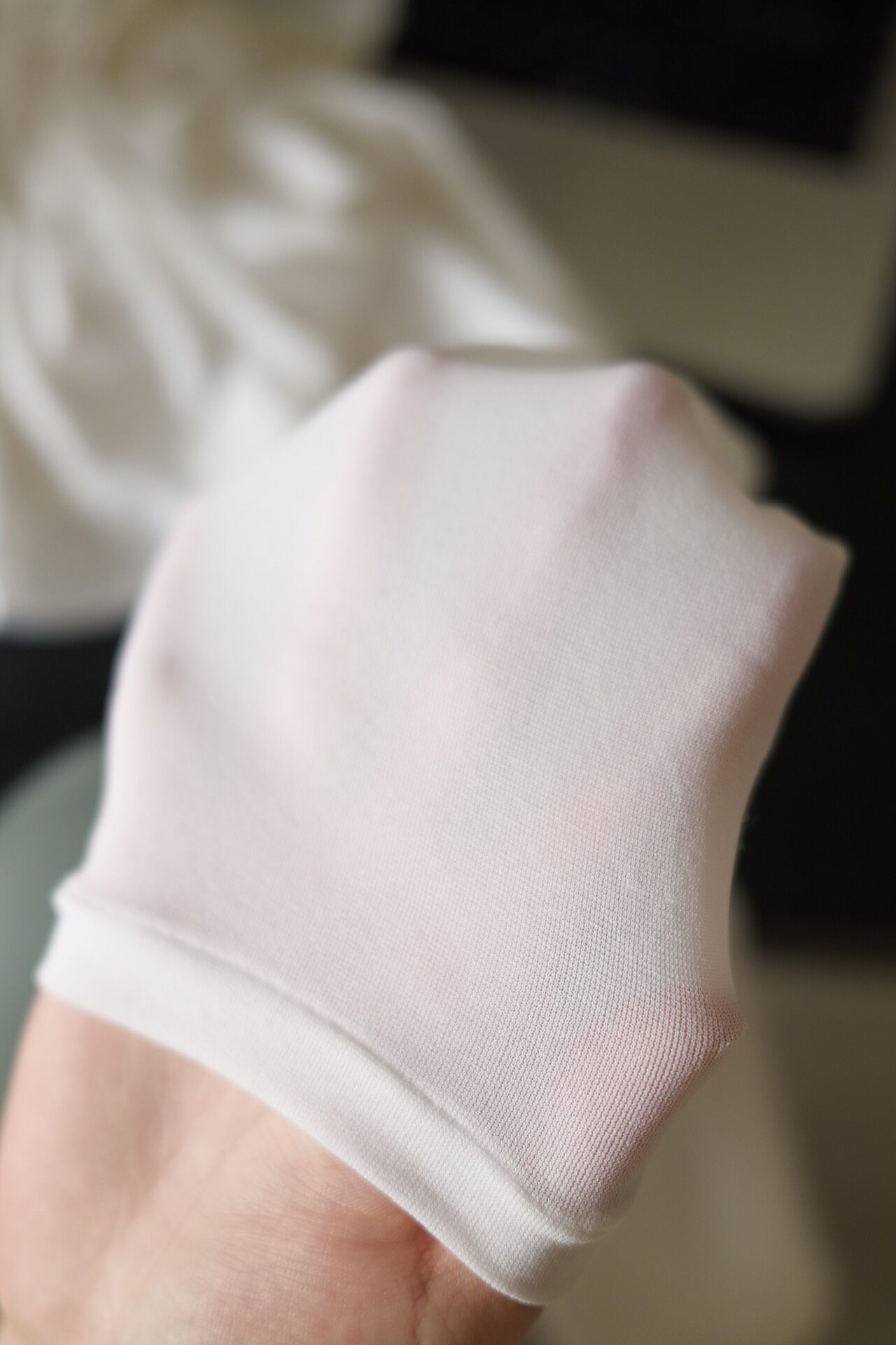 Yohji Yamamoto 09SS Sheer Nylon Top — label