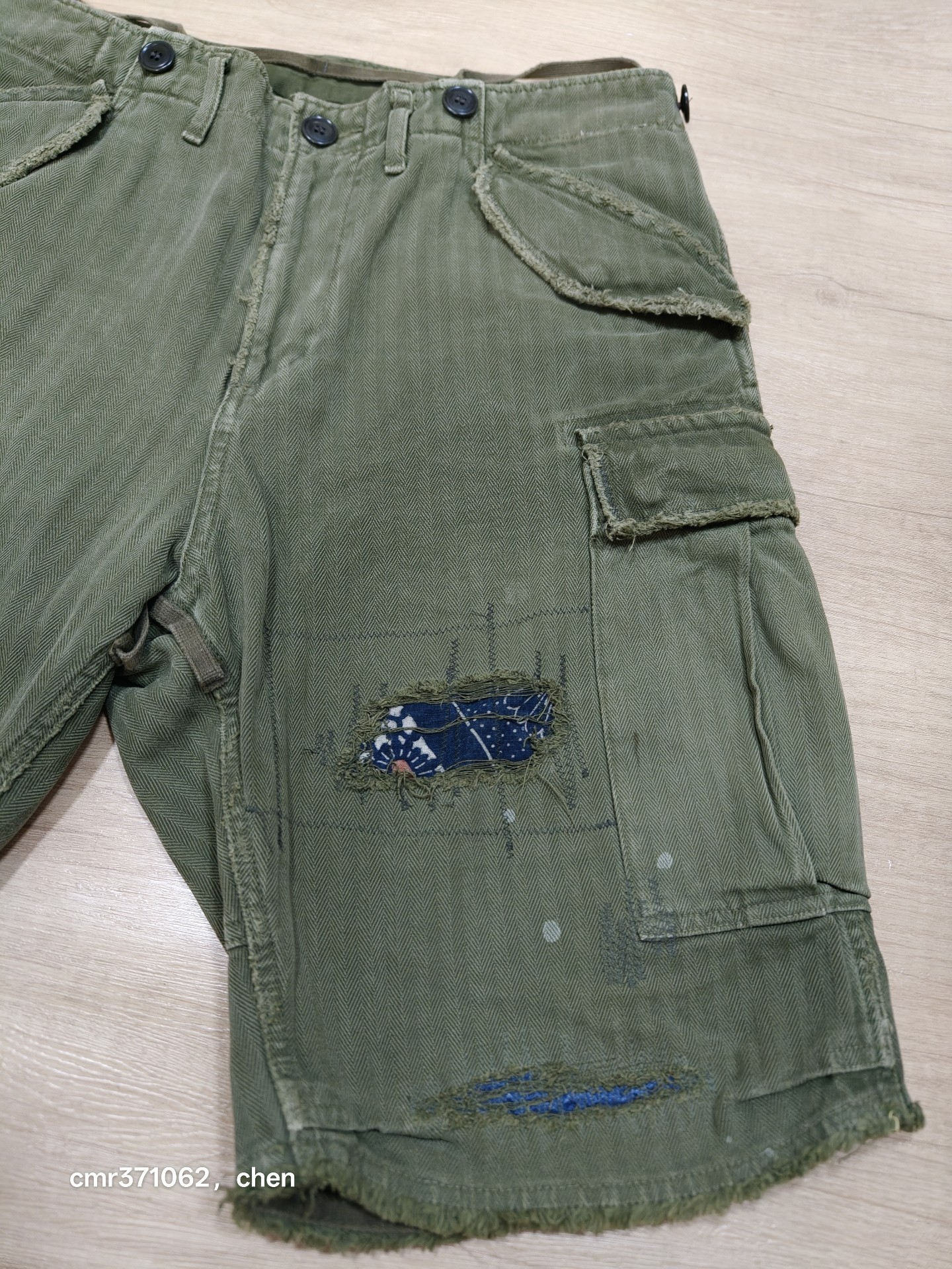 Visvim 20 ICT Jumbo Eiger Shorts — detail