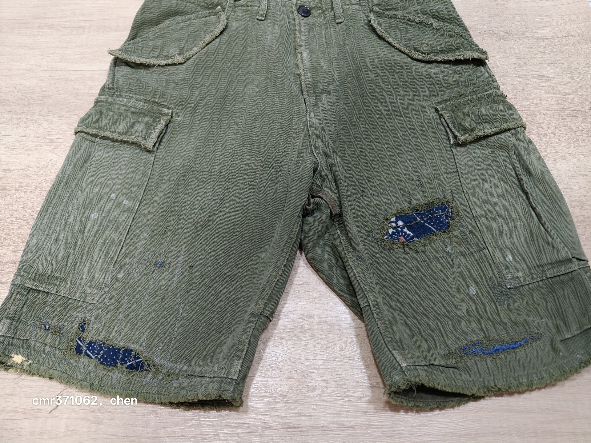 Visvim 20 ICT Jumbo Eiger Shorts — label