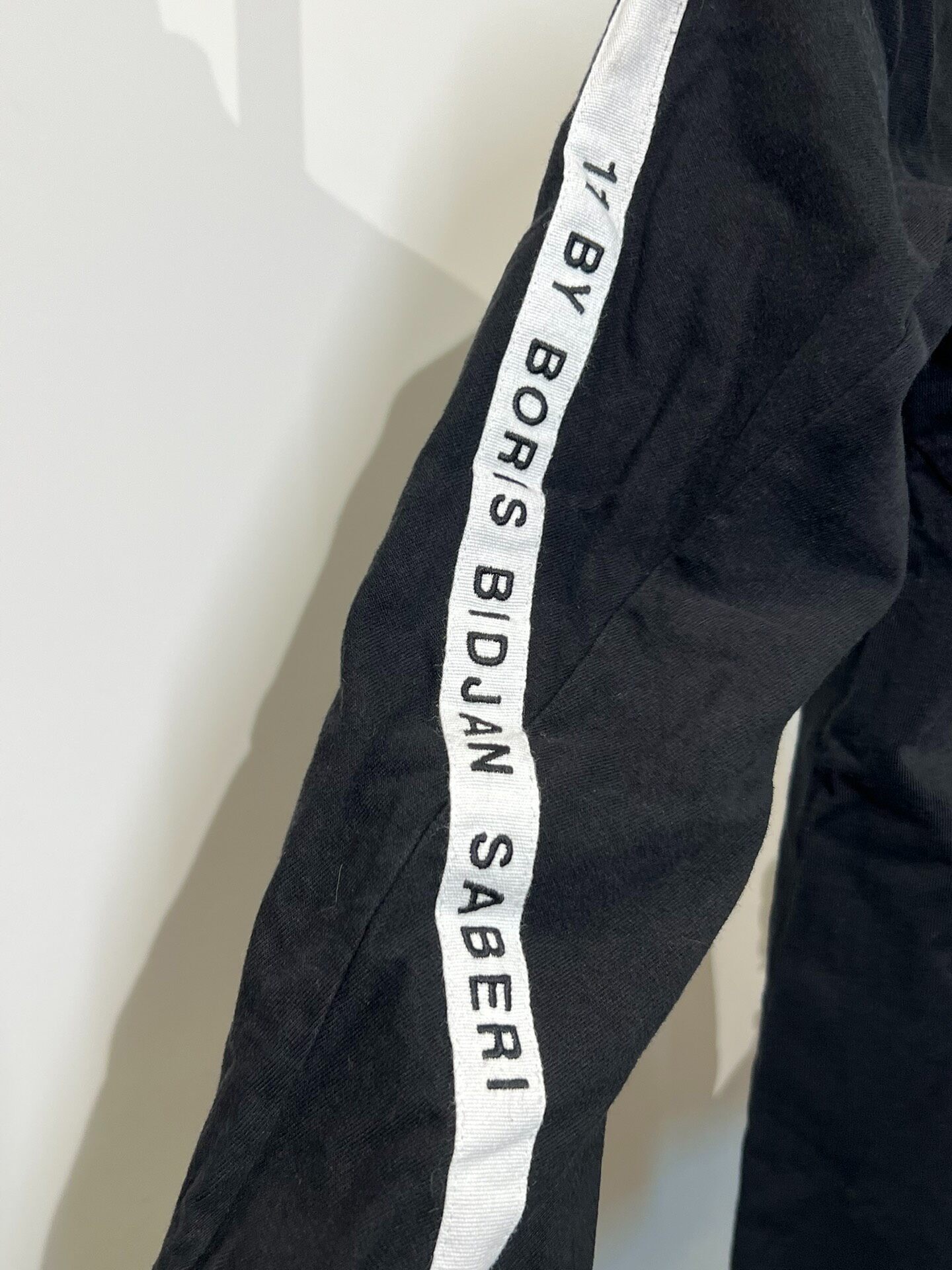 Boris Bidjan Saberi FUT1 Track Jacket — label
