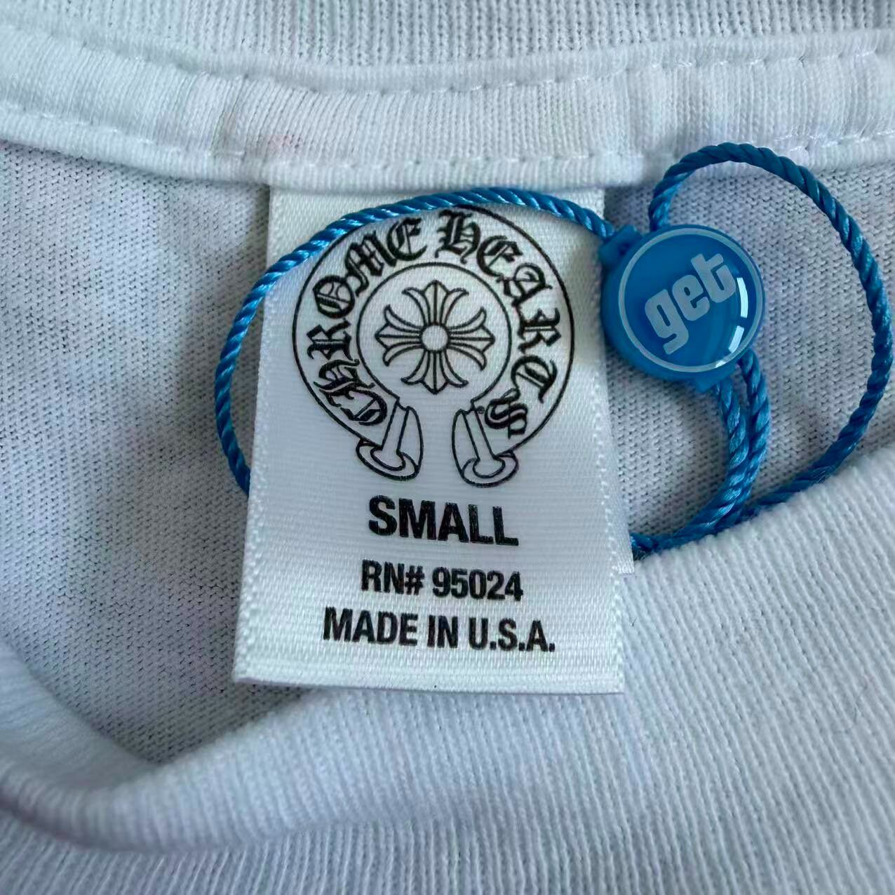 Chrome Hearts White Short Sleeve T-Shirt — detail