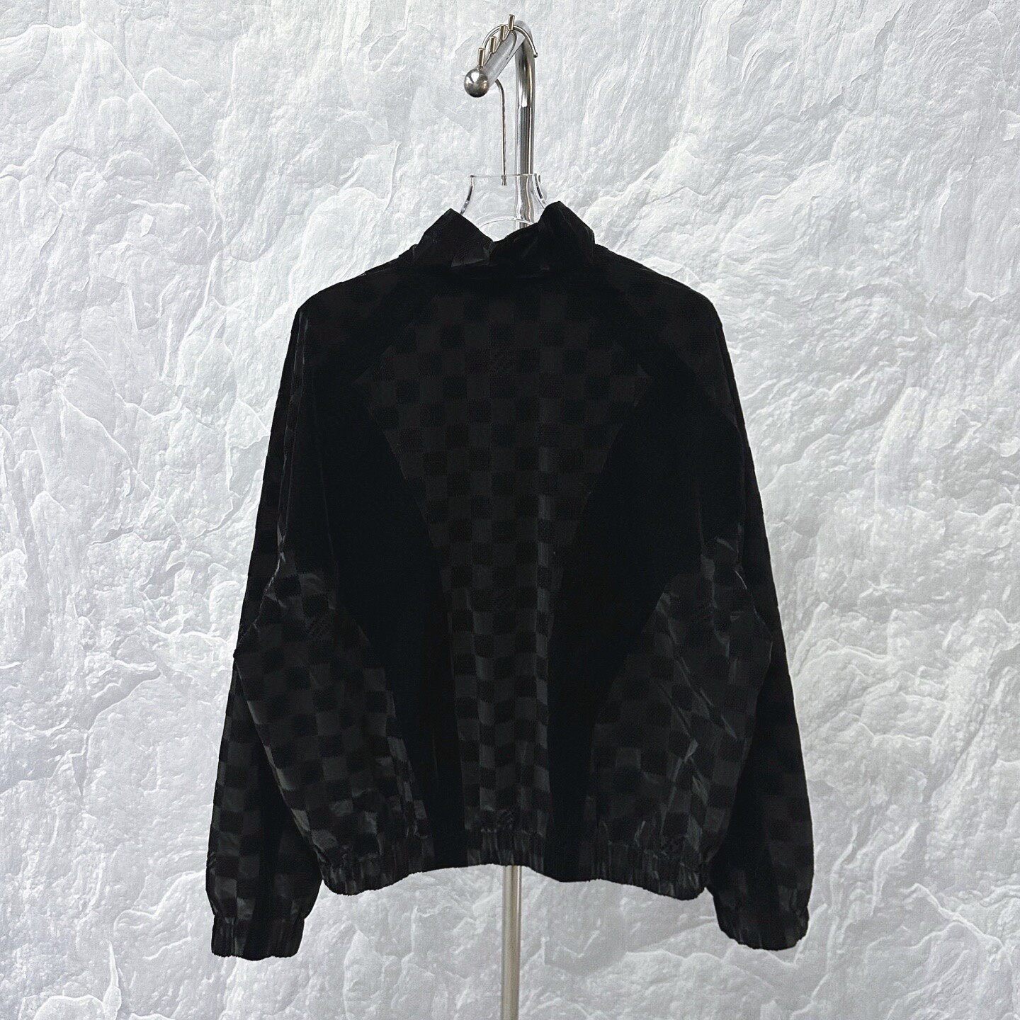 Louis Vuitton SS25 Damier Velvet Jacket — back