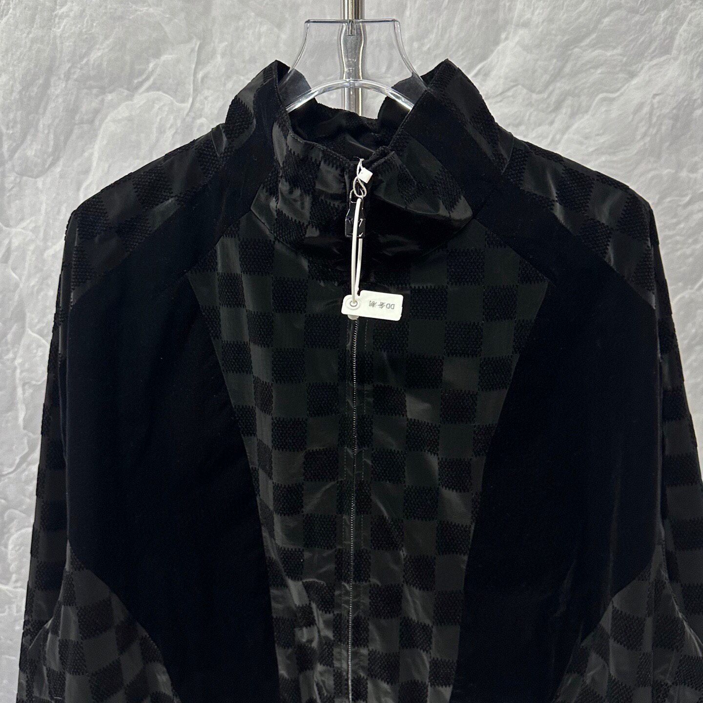Louis Vuitton SS25 Damier Velvet Jacket — front