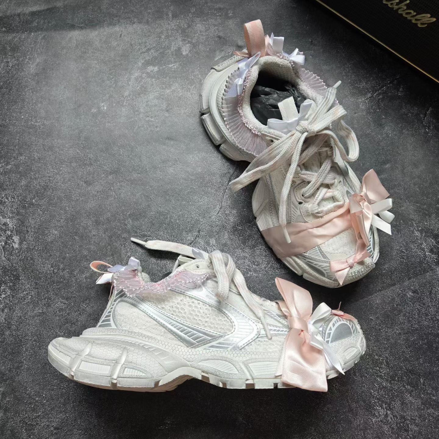 Balenciaga 3XL Lace Bow Sneakers — label