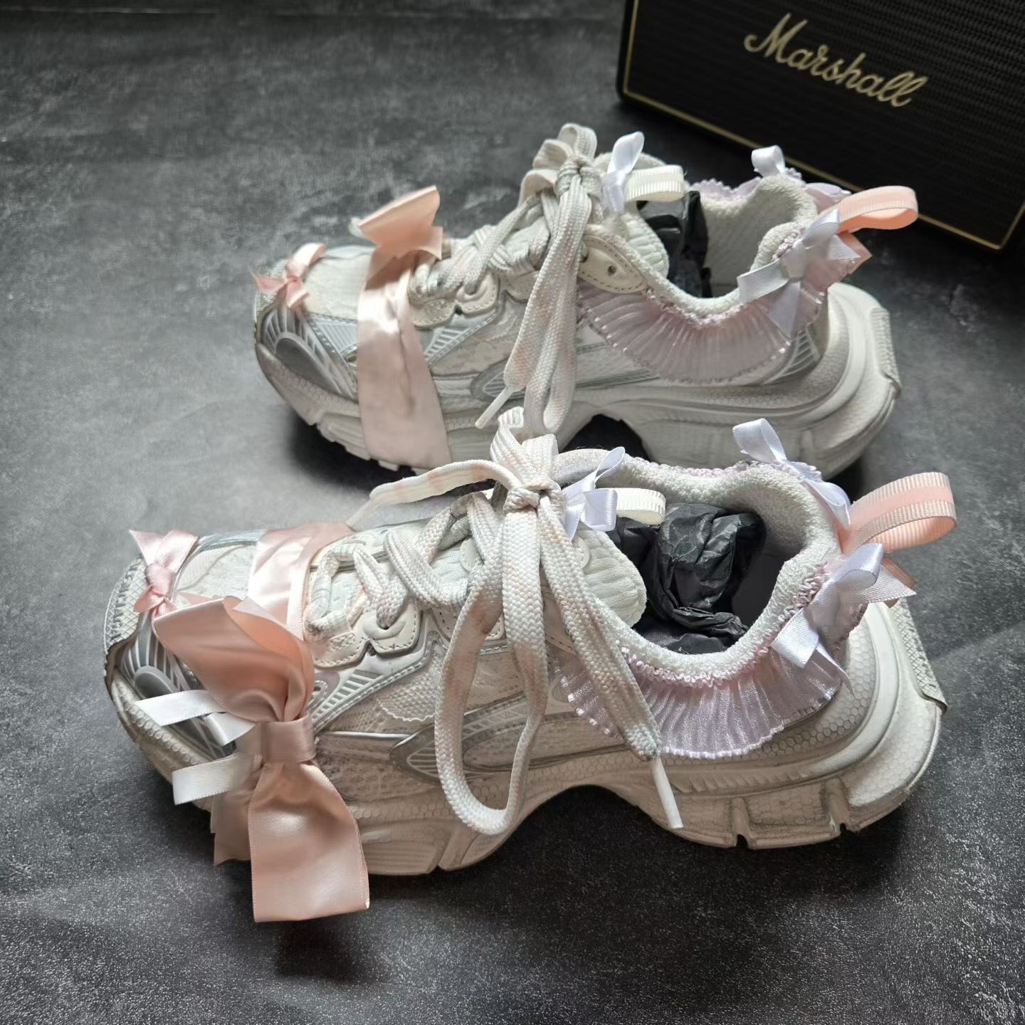 Balenciaga 3XL Lace Bow Sneakers