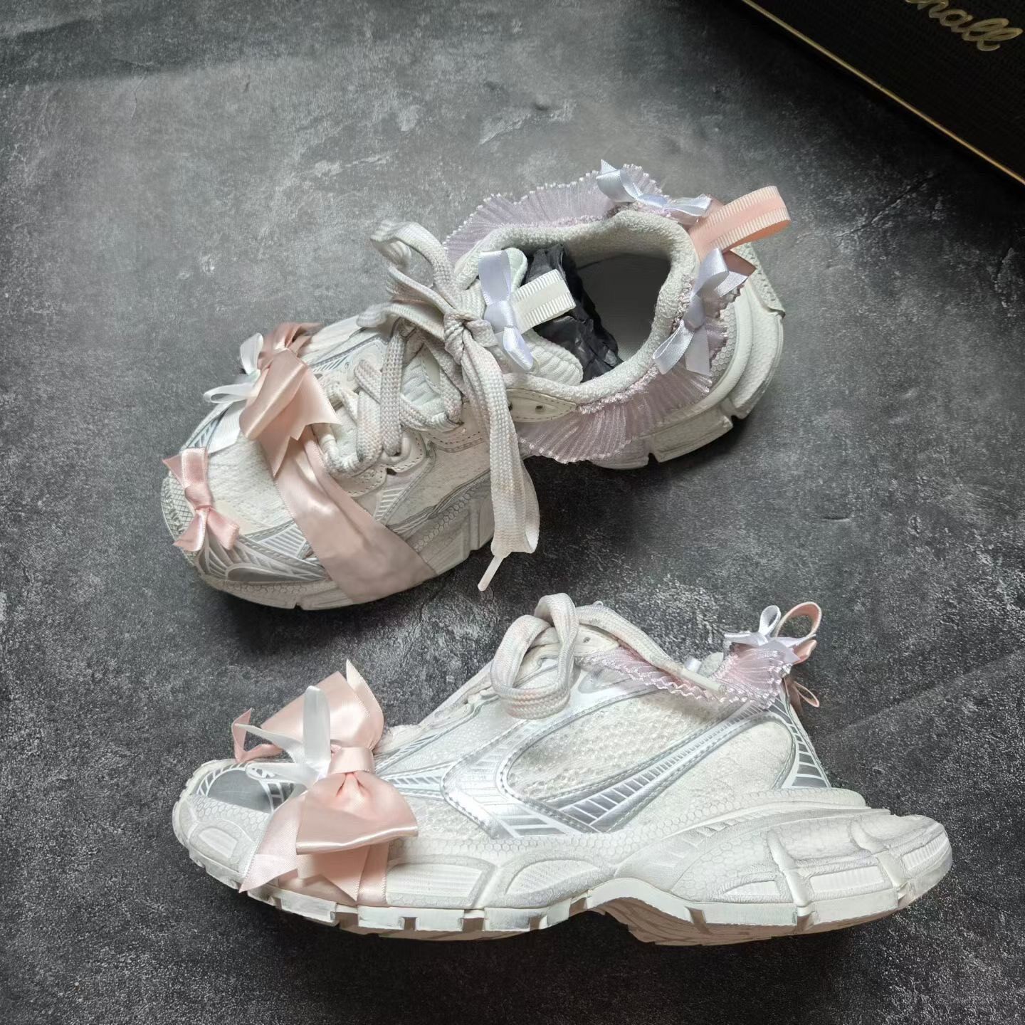 Balenciaga 3XL Lace Bow Sneakers — back