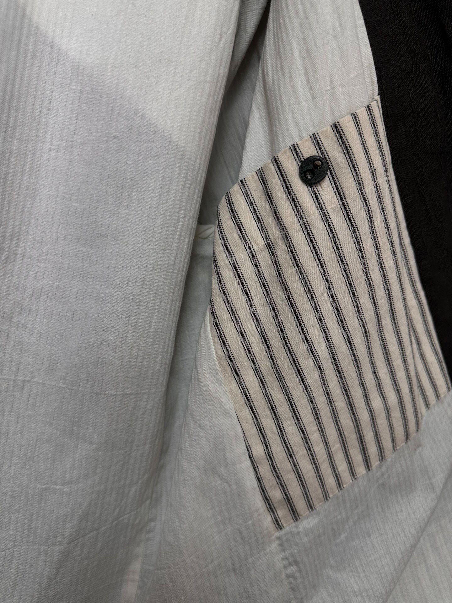 P.R PATTERSON Linen Summer Jacket — back