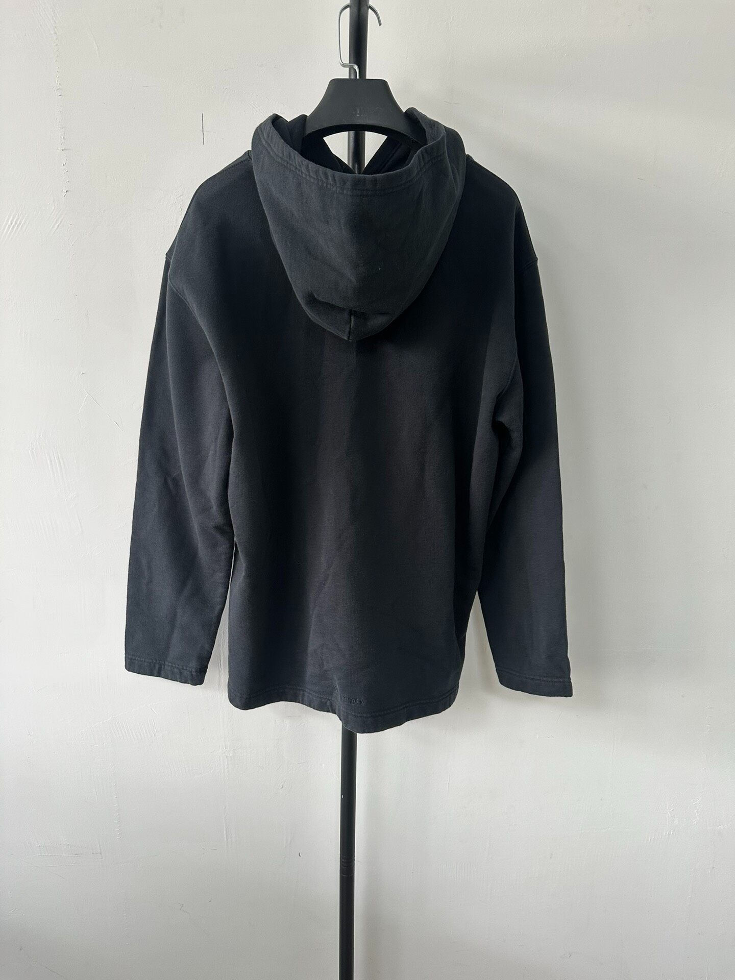 Balenciaga Simpsons Graphic Black Hoodie — front