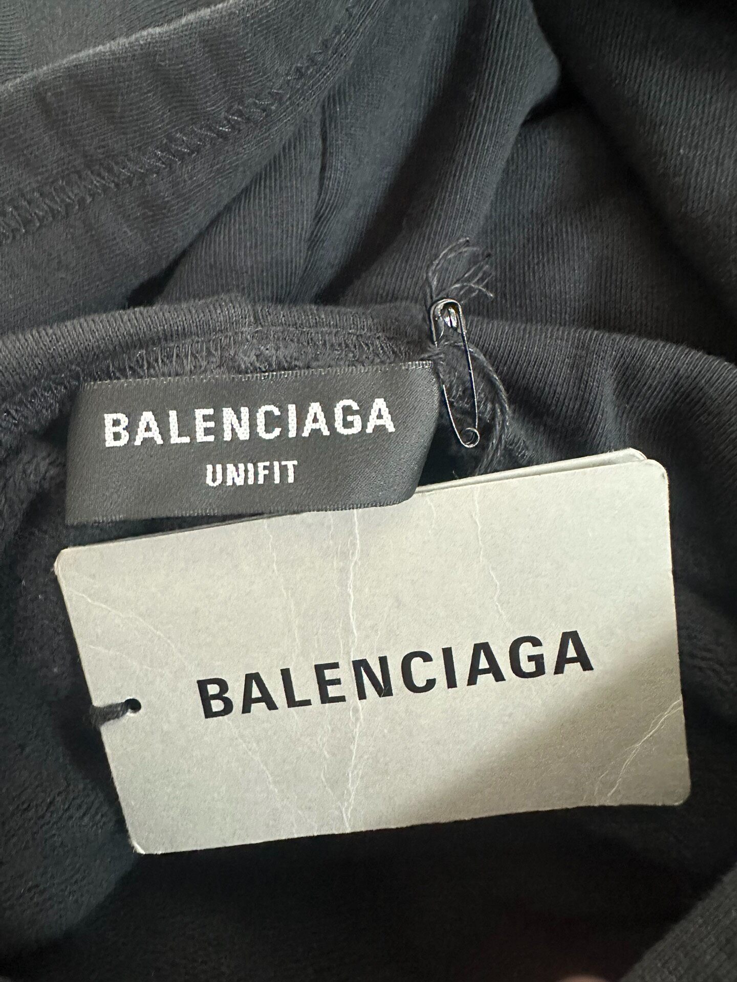 Balenciaga Simpsons Graphic Black Hoodie — label