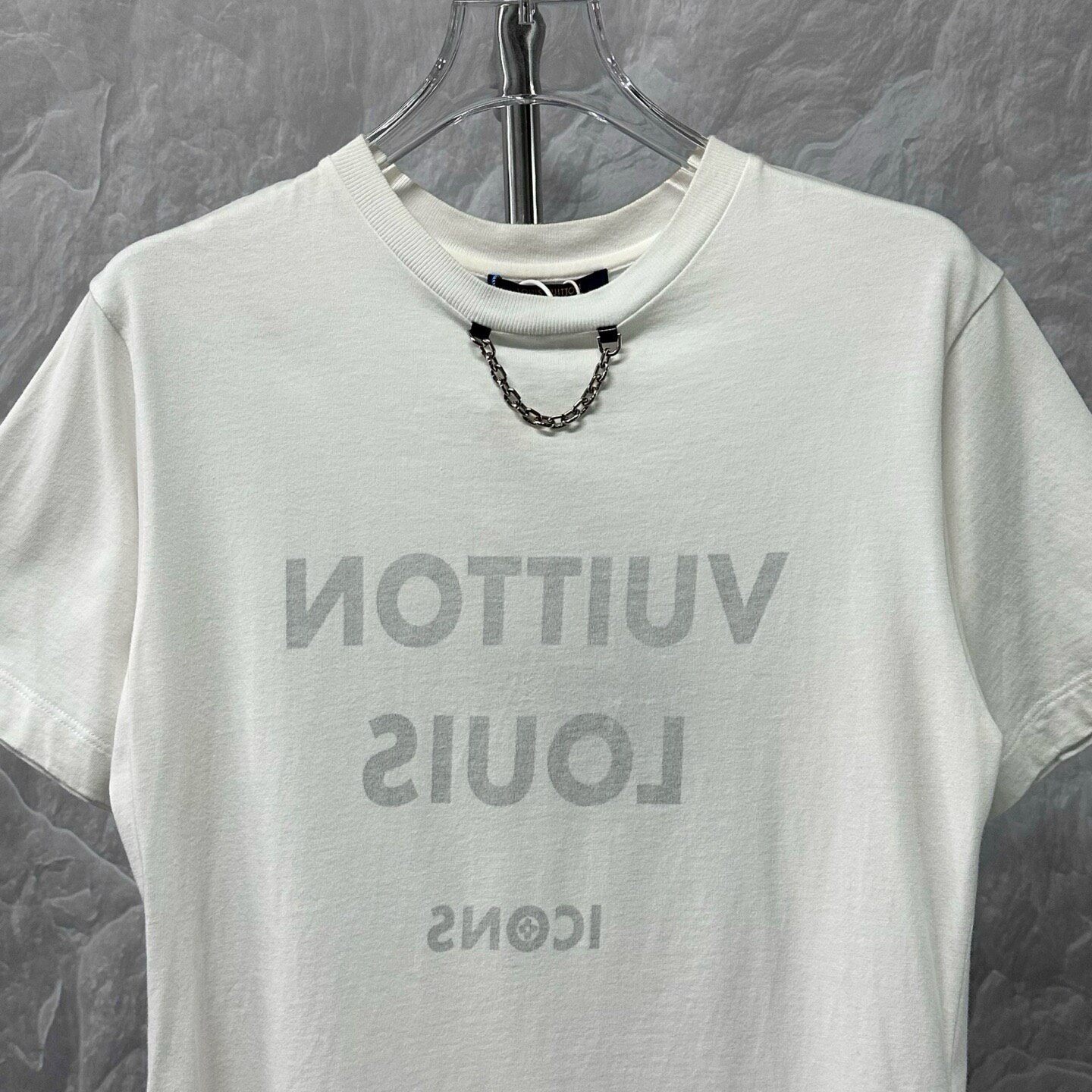 Louis Vuitton Chain Print Short Sleeve T-Shirt — back
