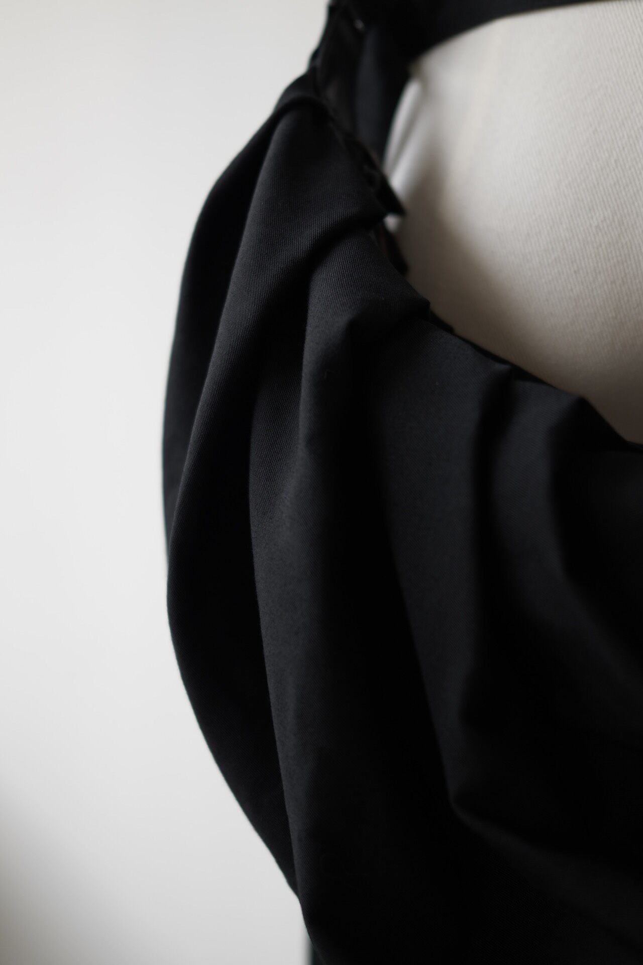 Yohji Yamamoto 23AW Slouchy Backpack — label