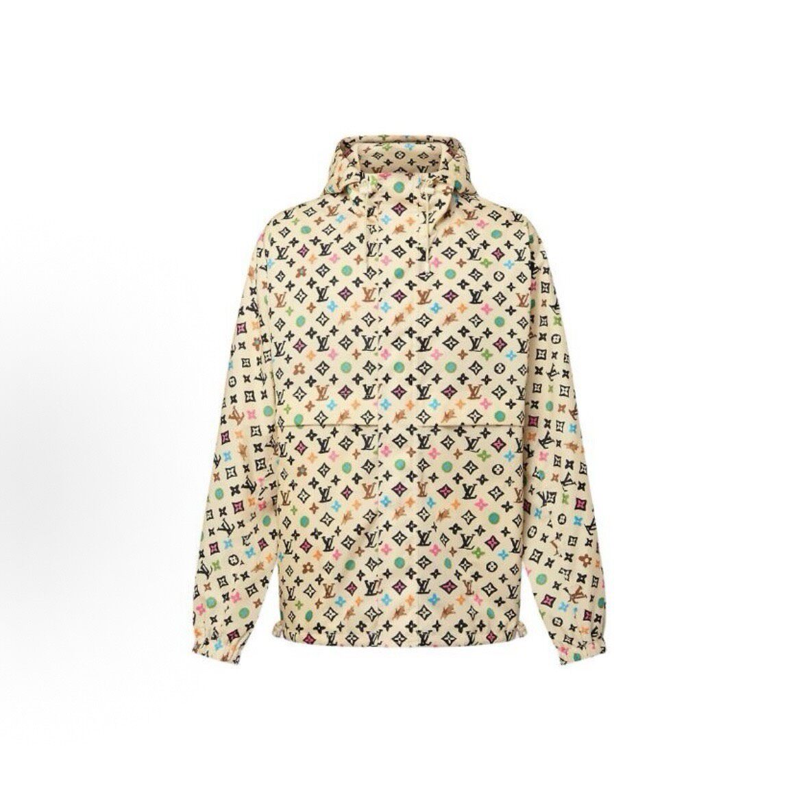 LV FW24 Colorful Monogram Hooded Anorak