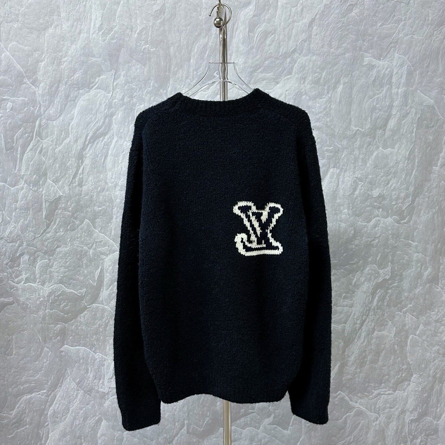 Louis Vuitton Logo Boucle Teddy Sweater