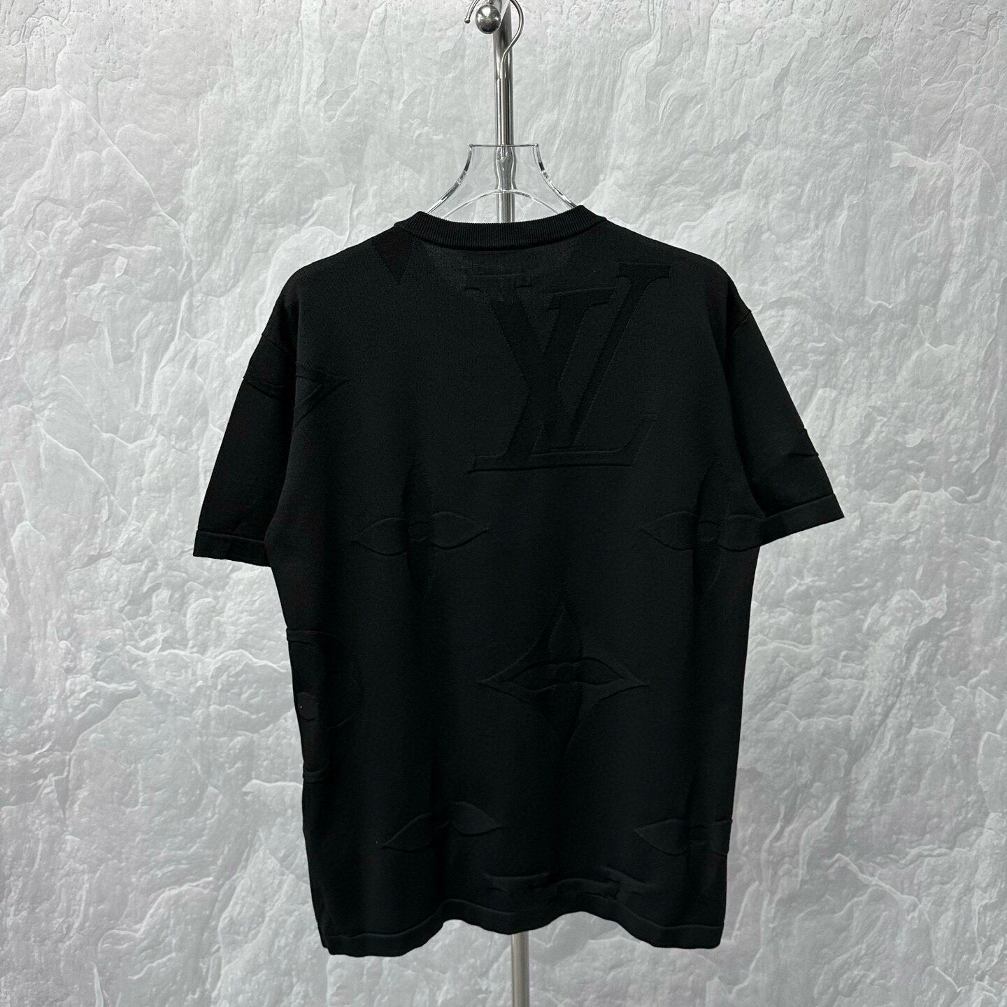 Louis Vuitton SS25 Monogram Knit Tee — label