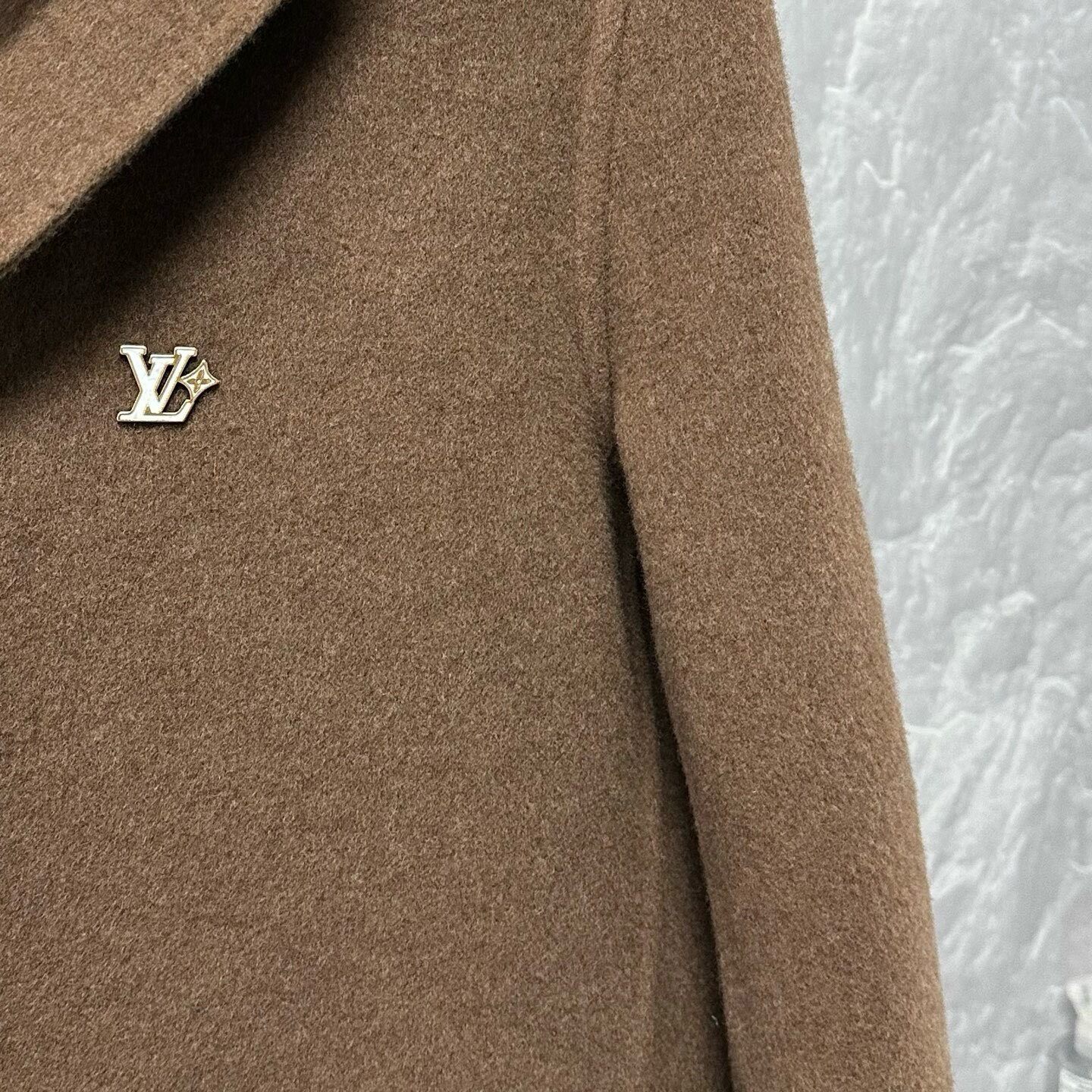 Louis Vuitton SS26 Monogram Scarf Overcoat — back