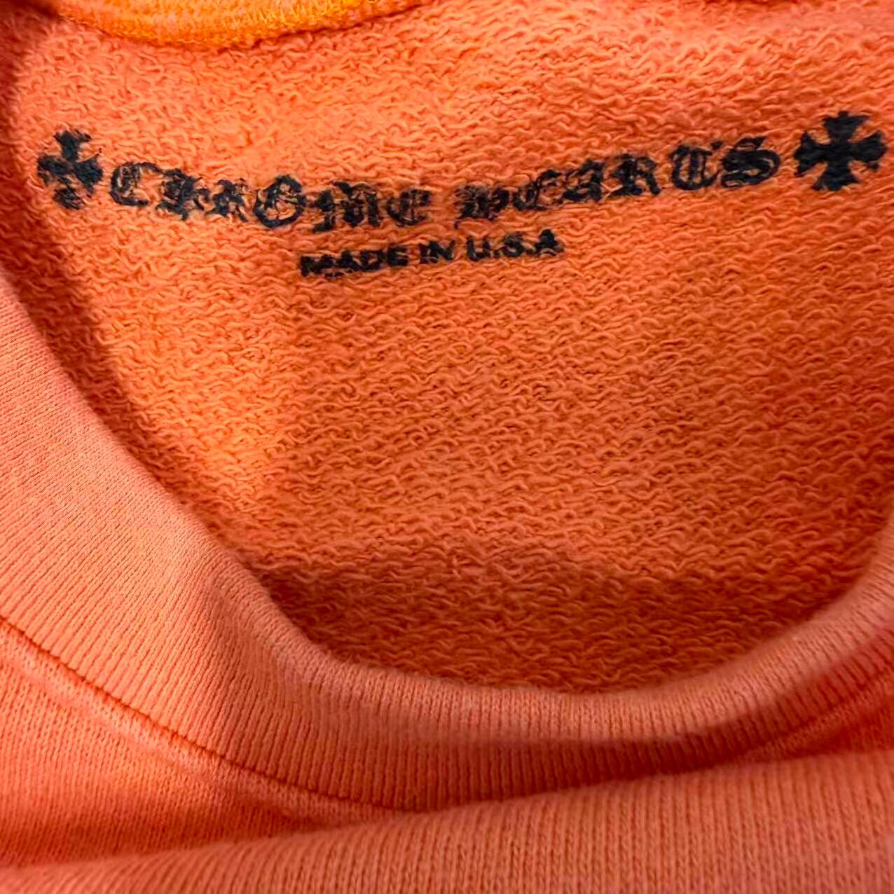 Chrome Hearts Orange Sword Print Sweatshirt — detail