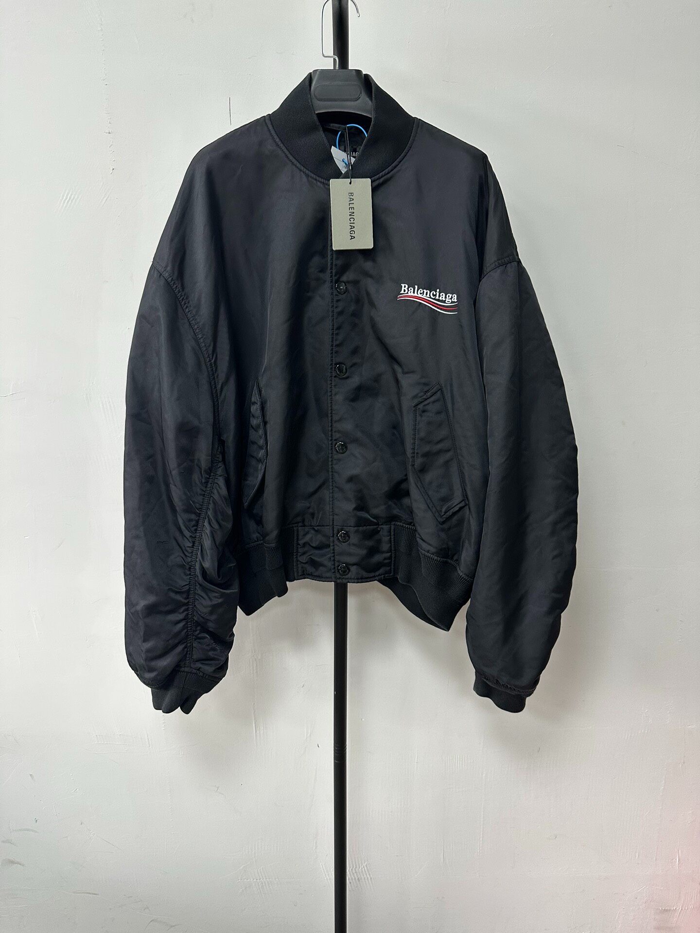 Balenciaga Black Varsity Jacket