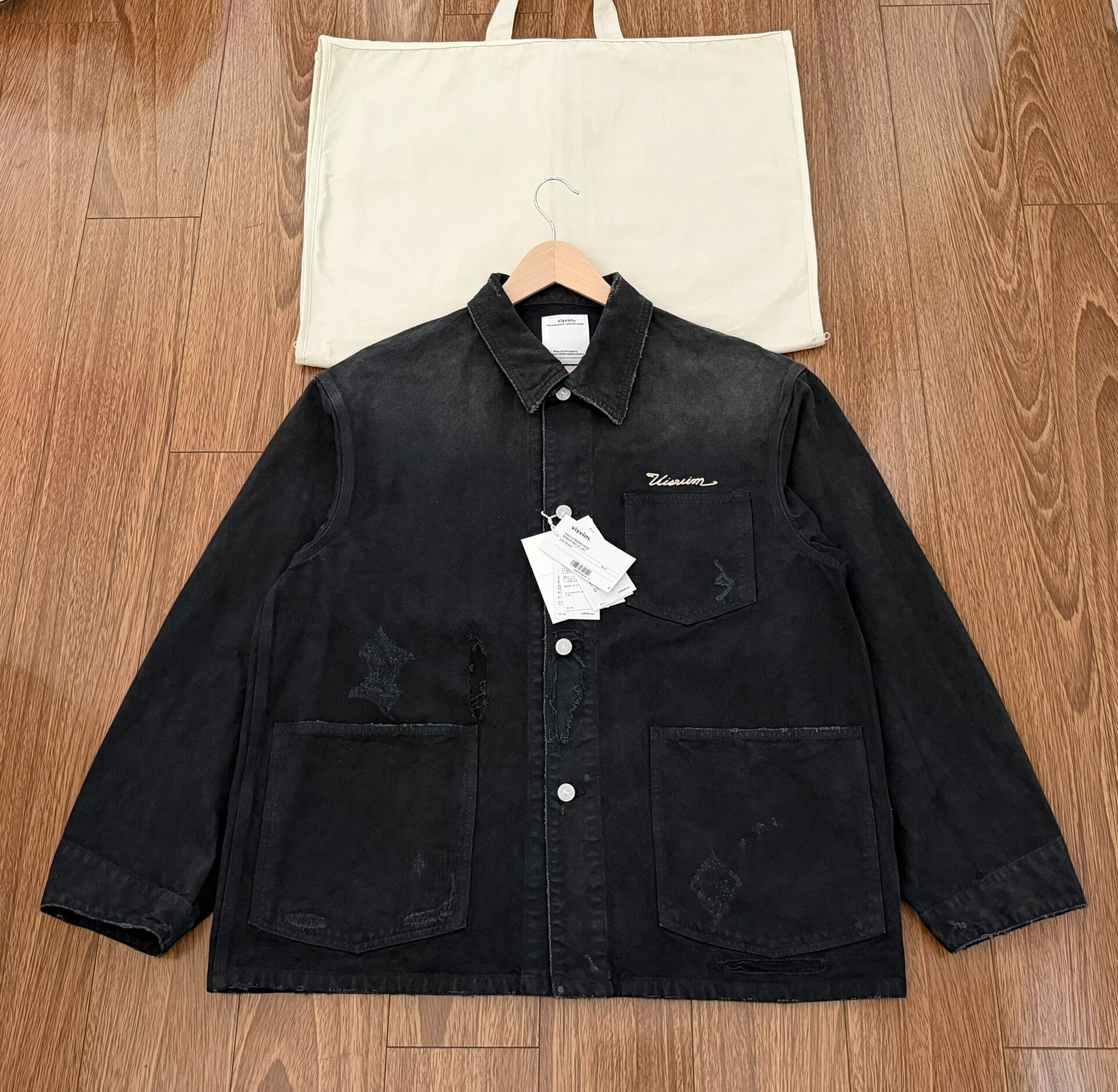 Visvim Baker Distressed Utility Jacket