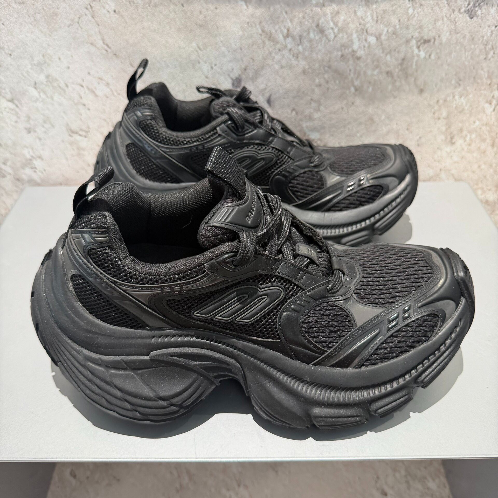 Balenciaga 10XL Black Dad Sneakers — back