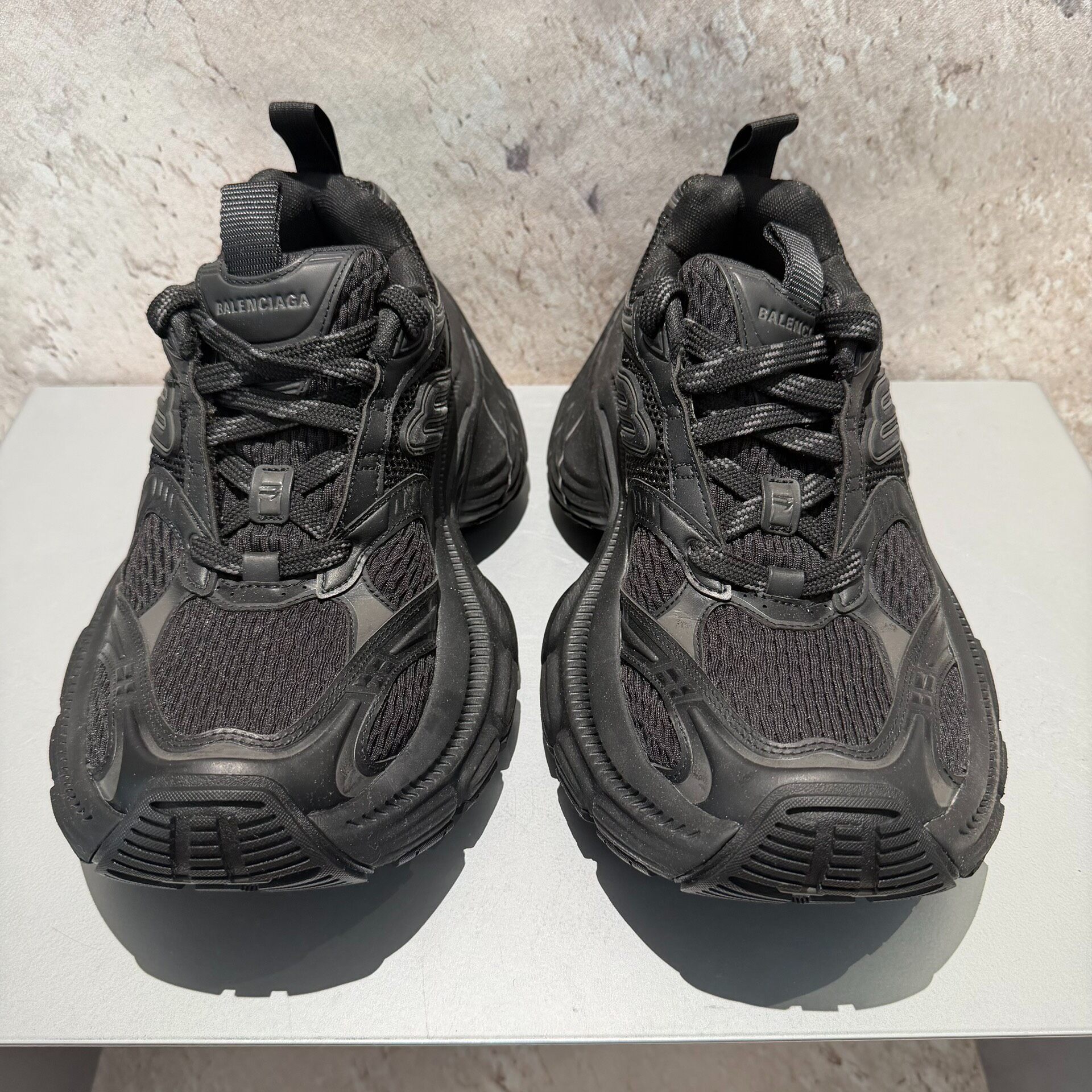 Balenciaga 10XL Black Dad Sneakers — front