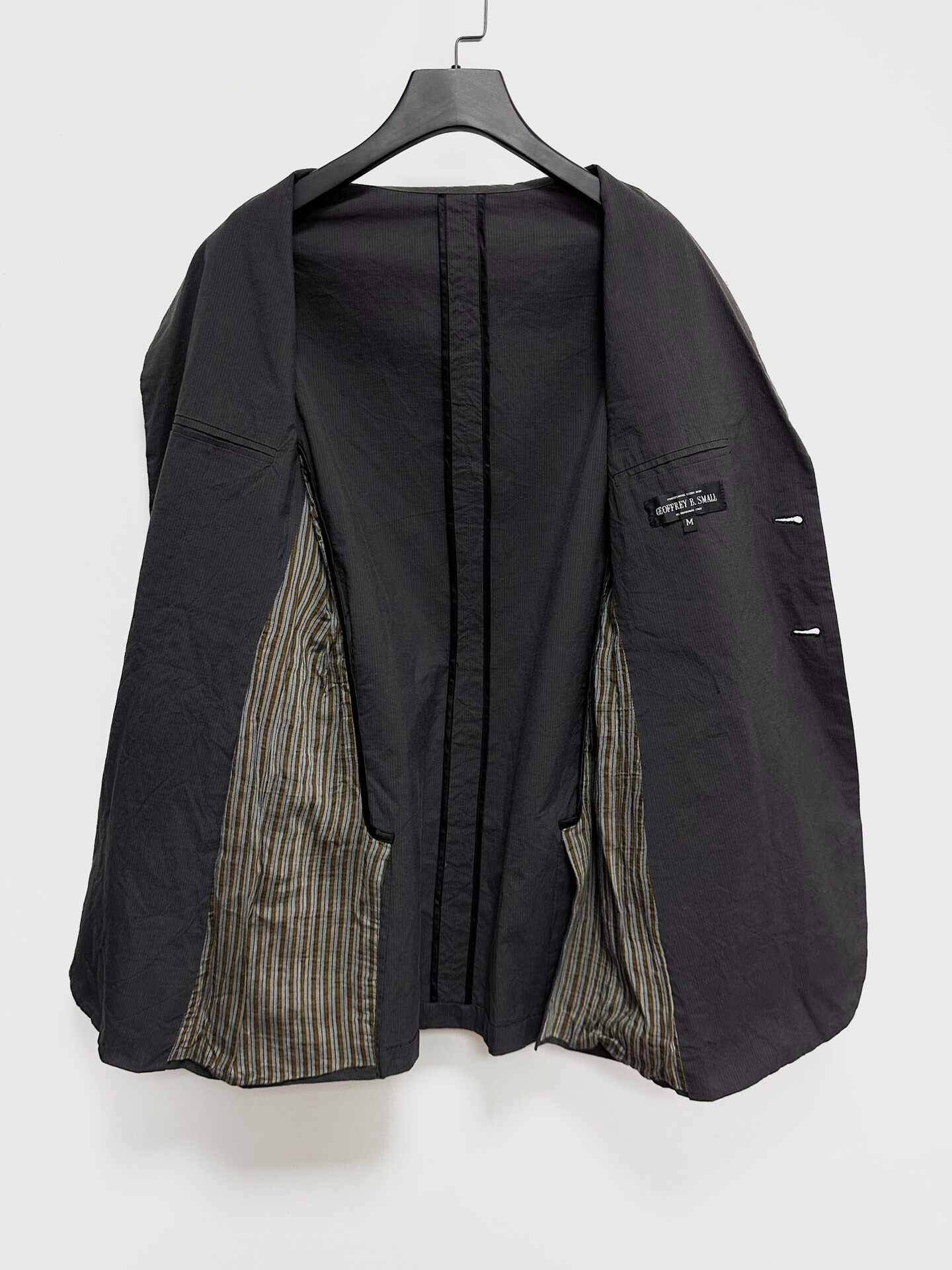 Geoffrey B.Small Limited Paper Cotton Blazer — front