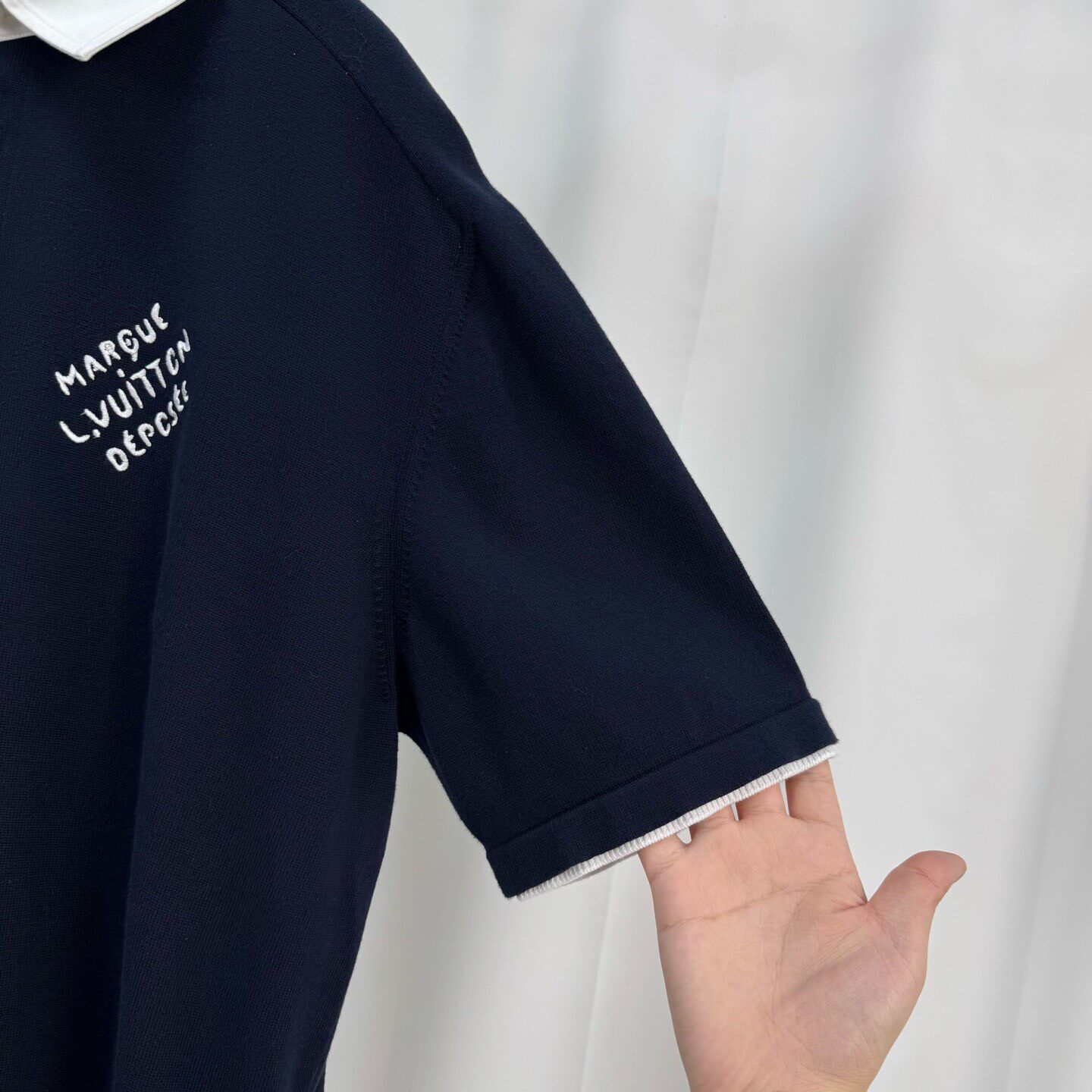 Louis Vuitton 25FW Pharrell Knit Polo — back