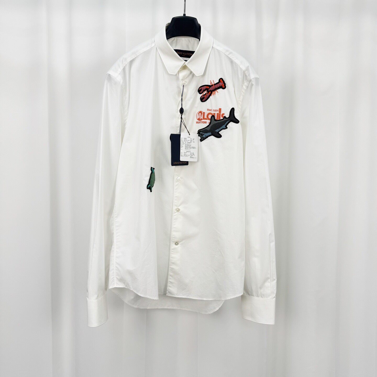 Louis Vuitton White Marine Patch Shirt