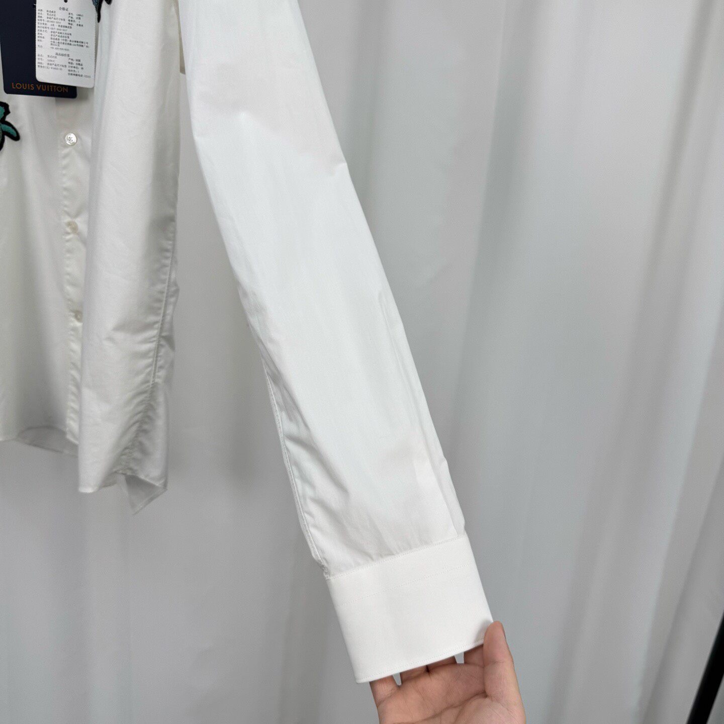 Louis Vuitton White Marine Patch Shirt — back