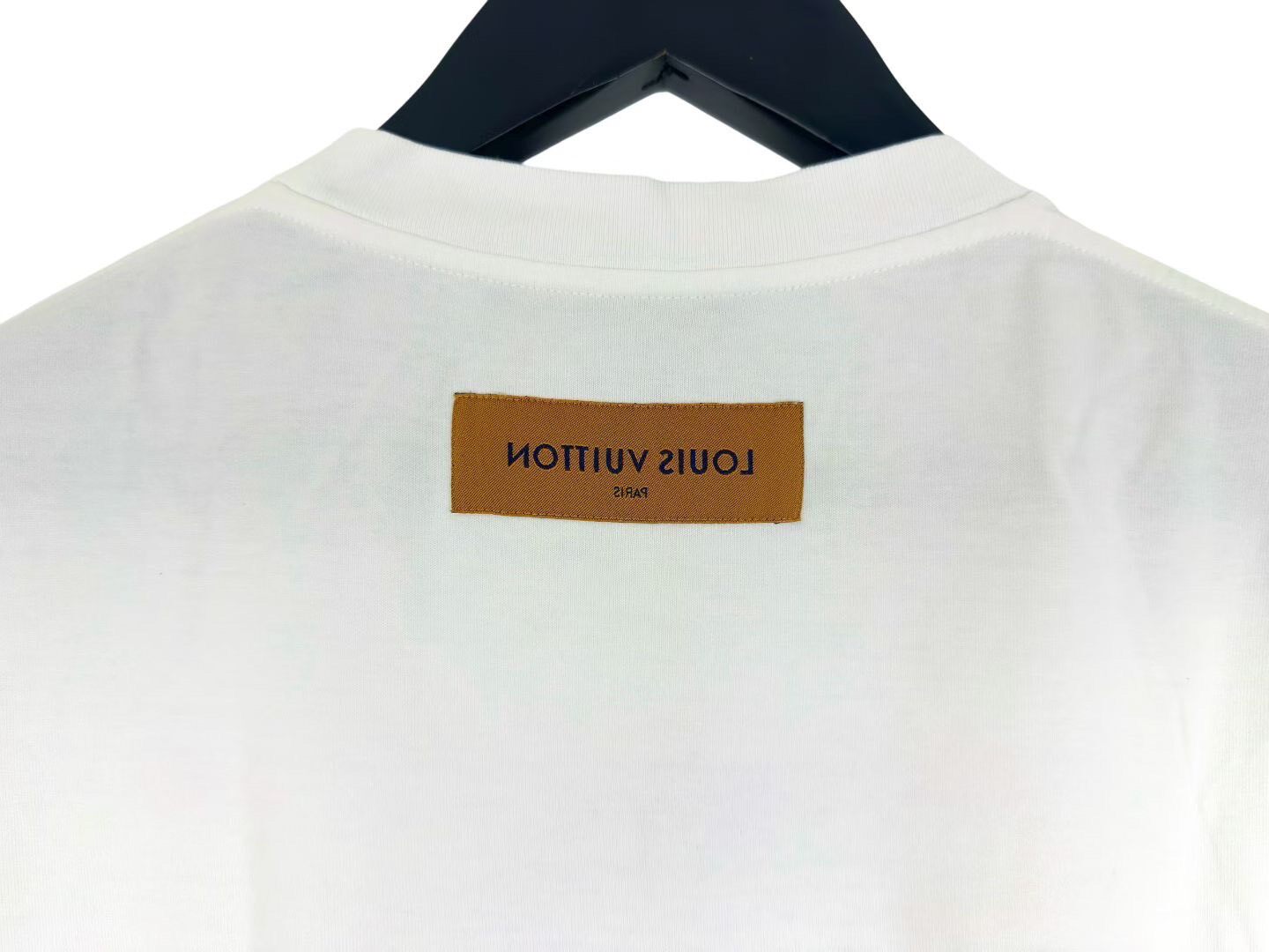 Louis Vuitton White House Print Short Tee — back