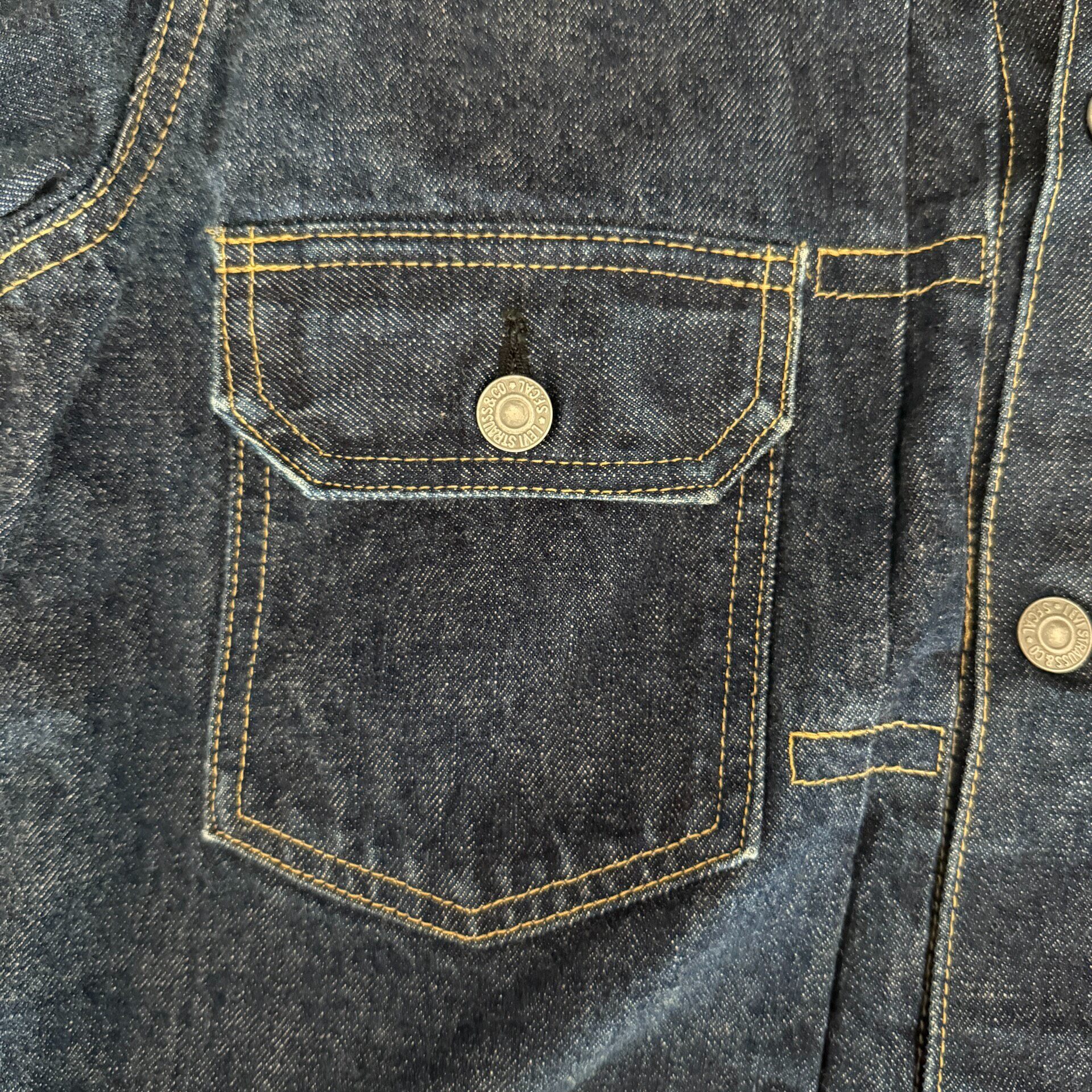 Levi's LVC 507 J02 Denim Jacket — label