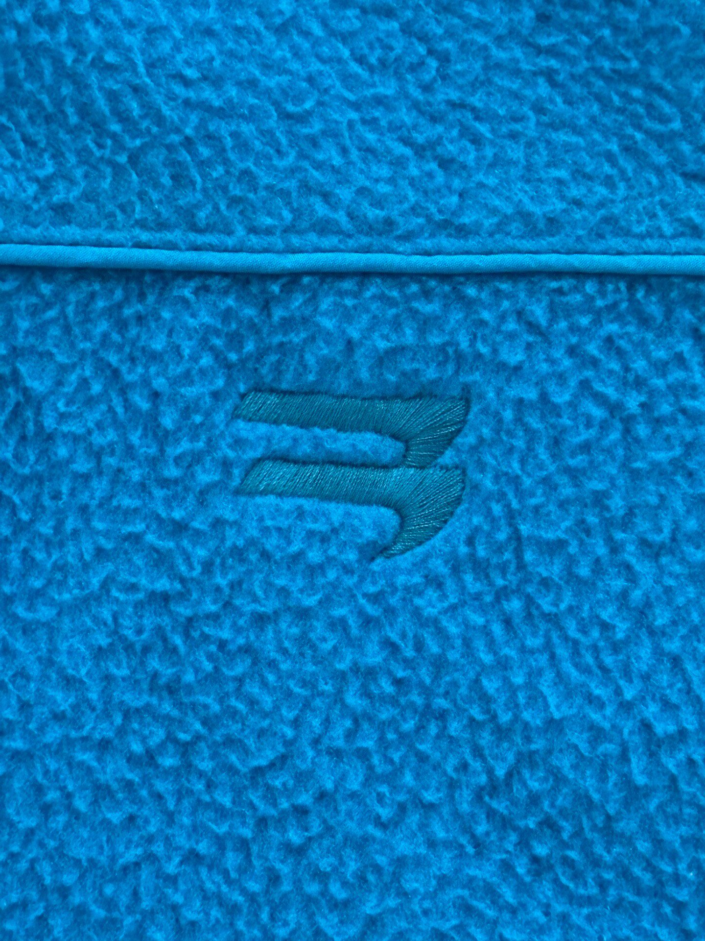 Balenciaga Blue Loose Full-Zip Jacket — detail