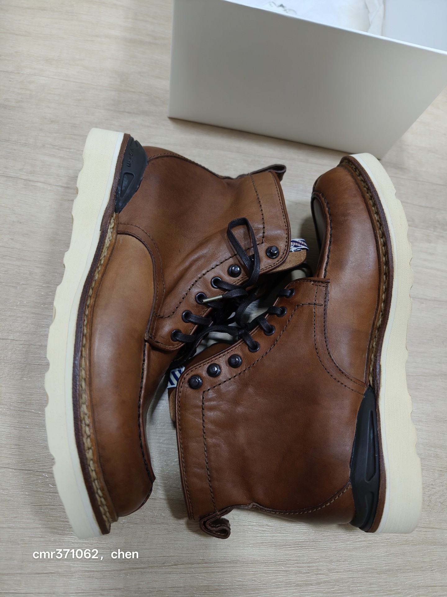 Visvim 11aw Armiger Folk Boots — detail
