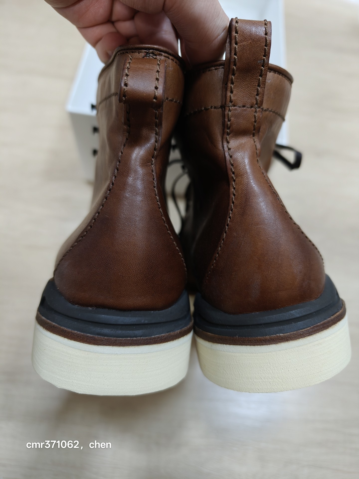 Visvim 11aw Armiger Folk Boots — label