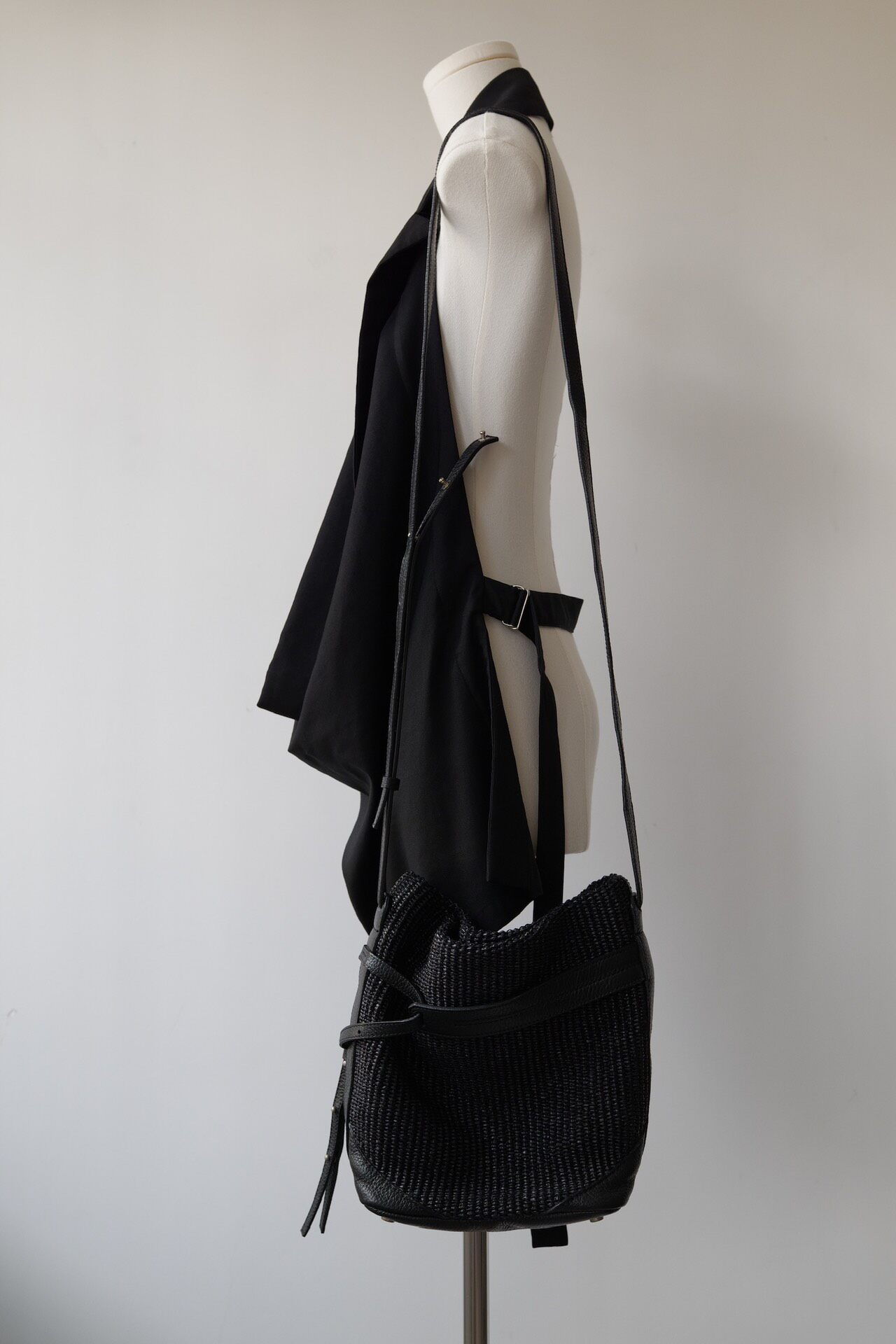 Yohji Yamamoto Discord Woven Crossbody Bag
