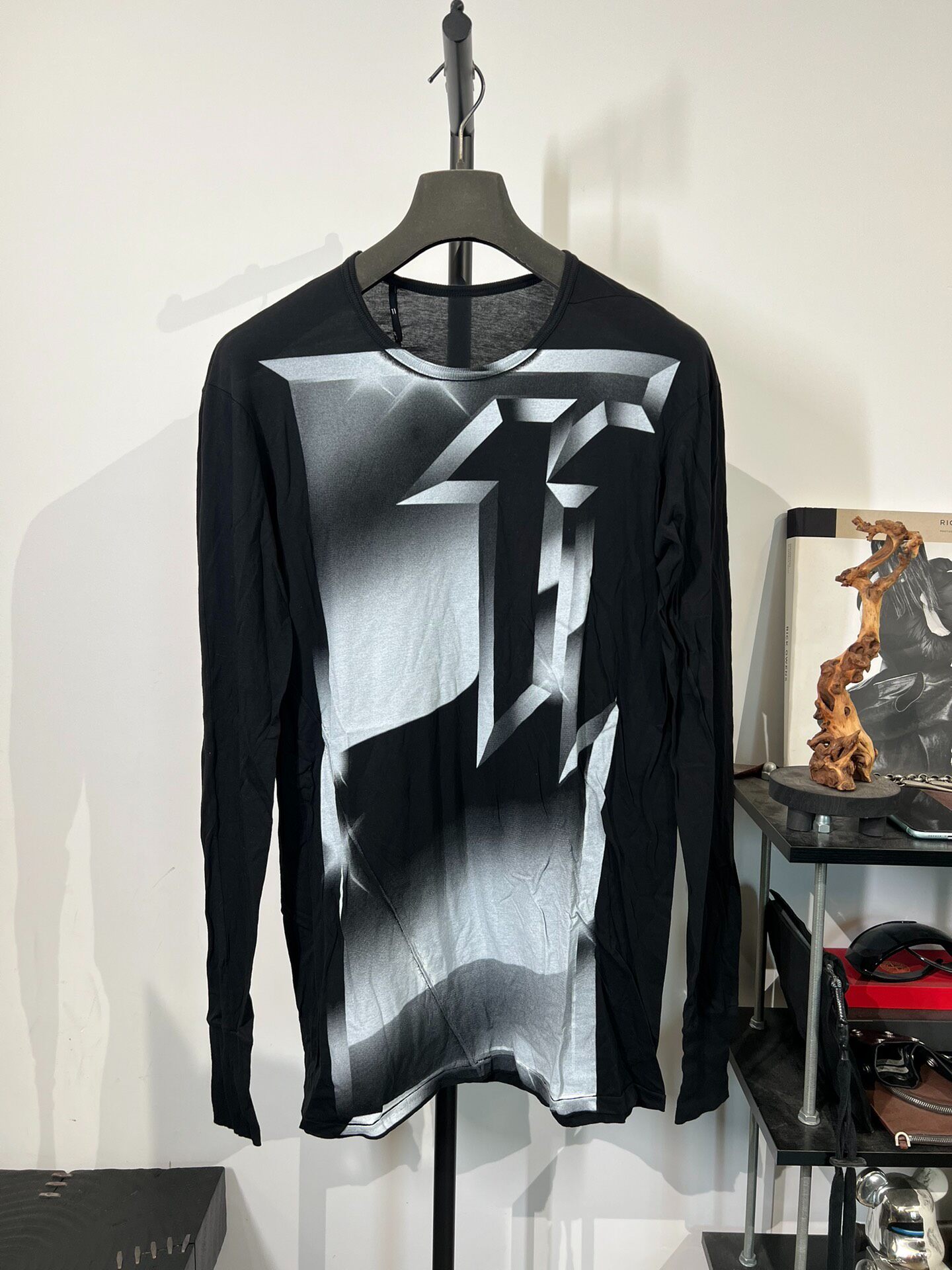 Boris Bidjan Saberi LS1F Print Long Sleeve Top