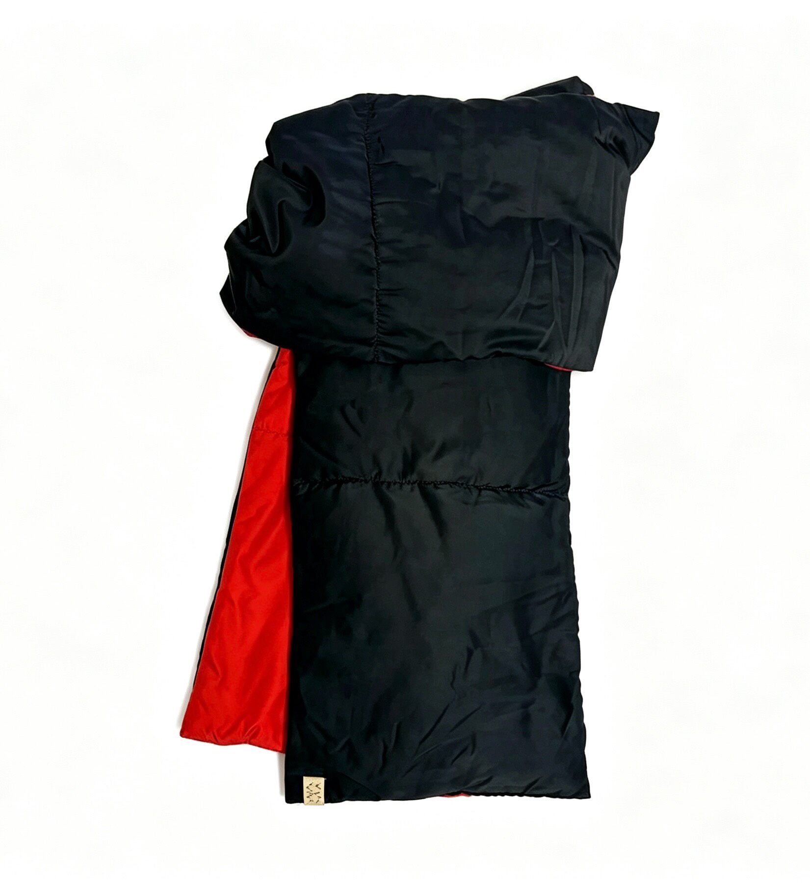 VISVIM 19AW Overdye Down Muffler — label