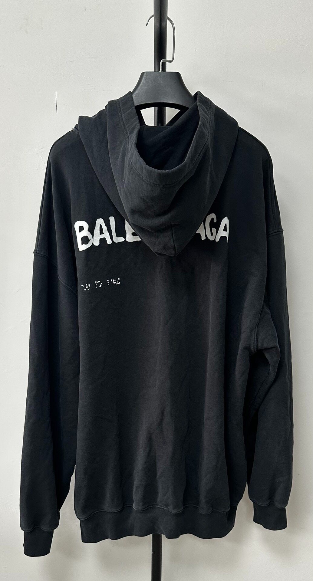 Balenciaga Black Women's Hoodie — front