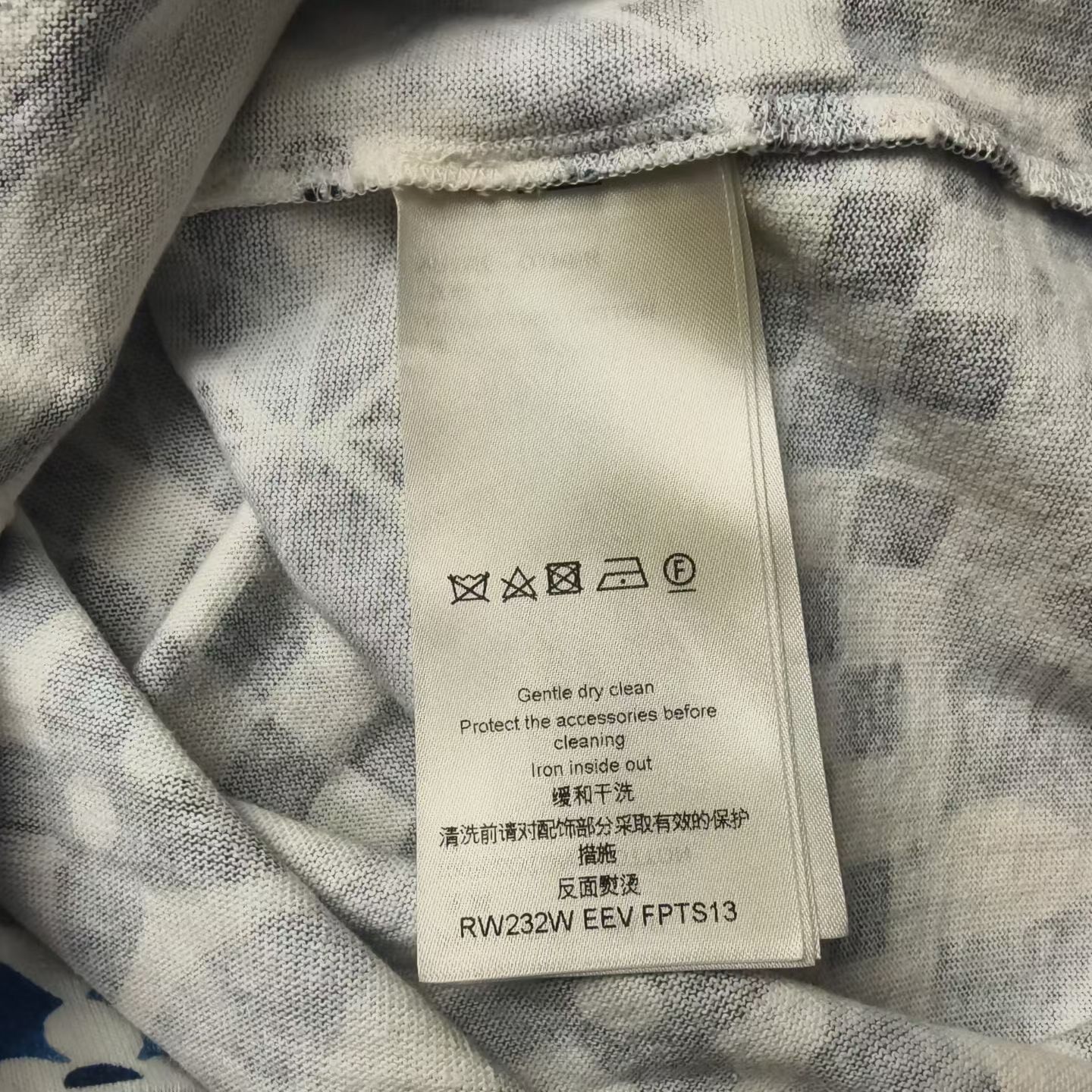 Louis Vuitton Blue Porcelain Slip Dress — back