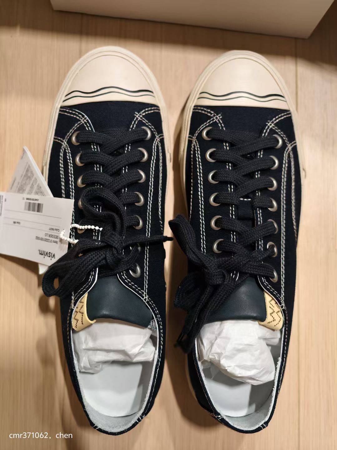 Visvim 23AW Seger Lo Sneakers — label